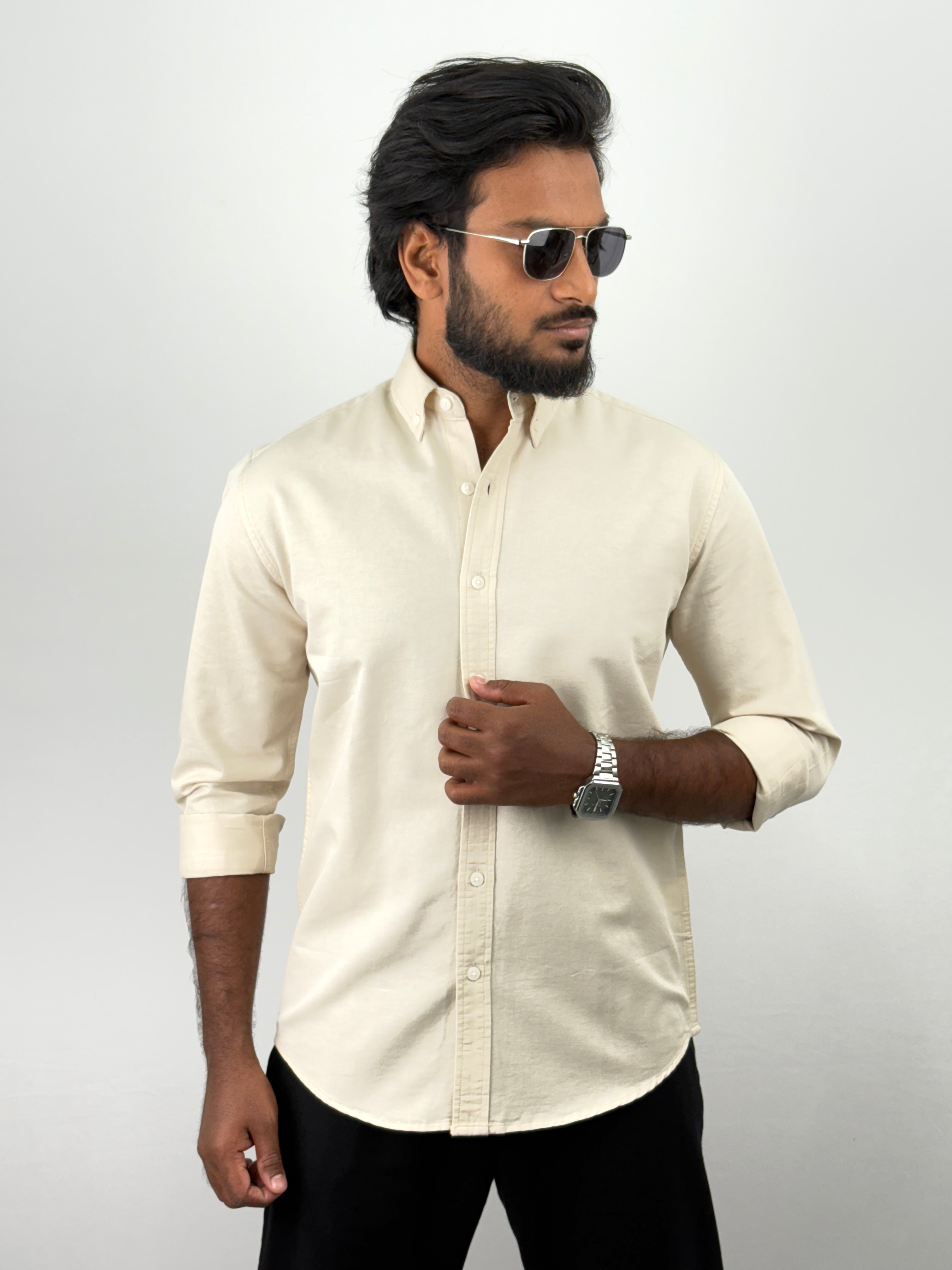 Beige Linen Shirts