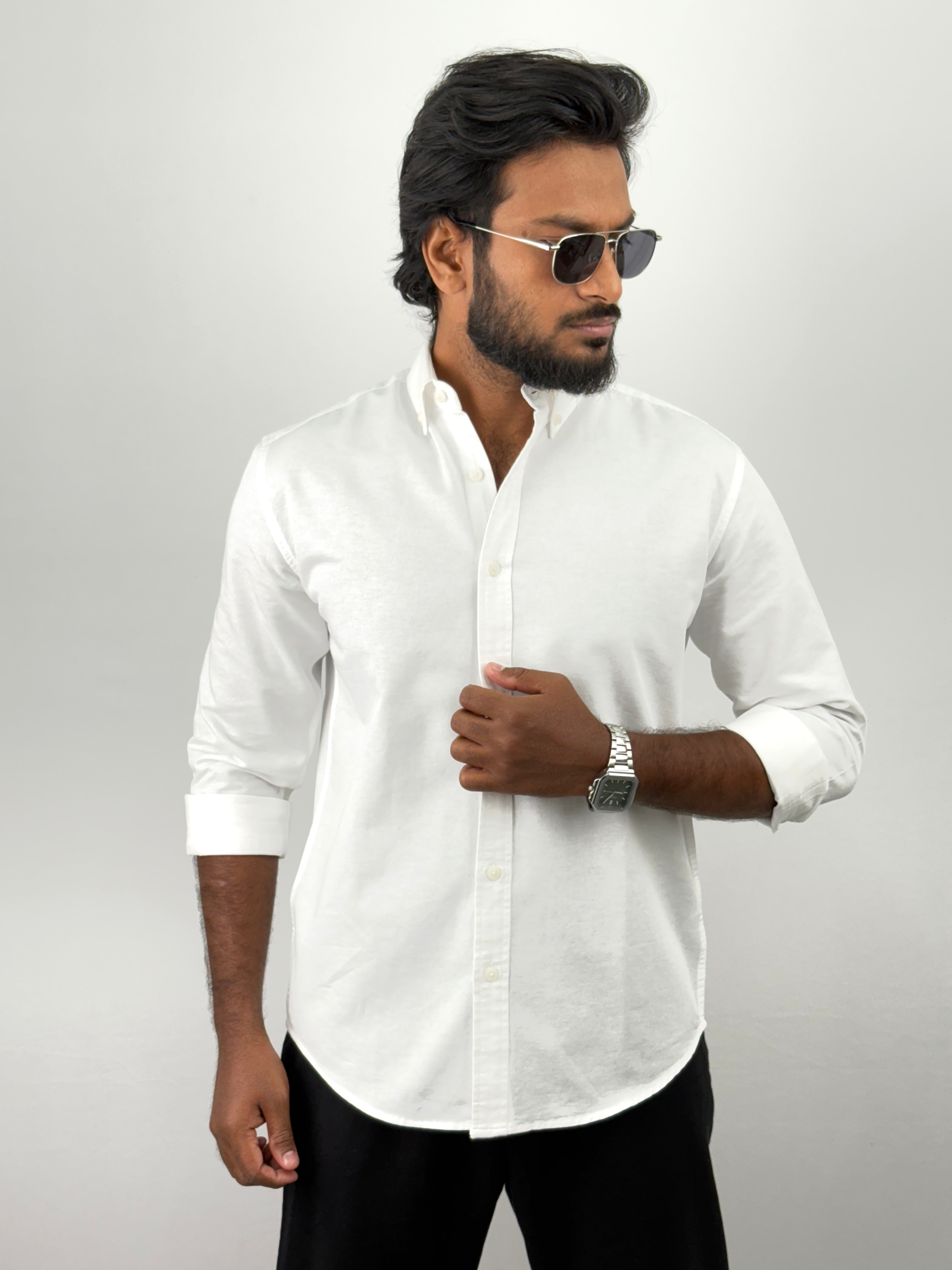 White Linen Shirts