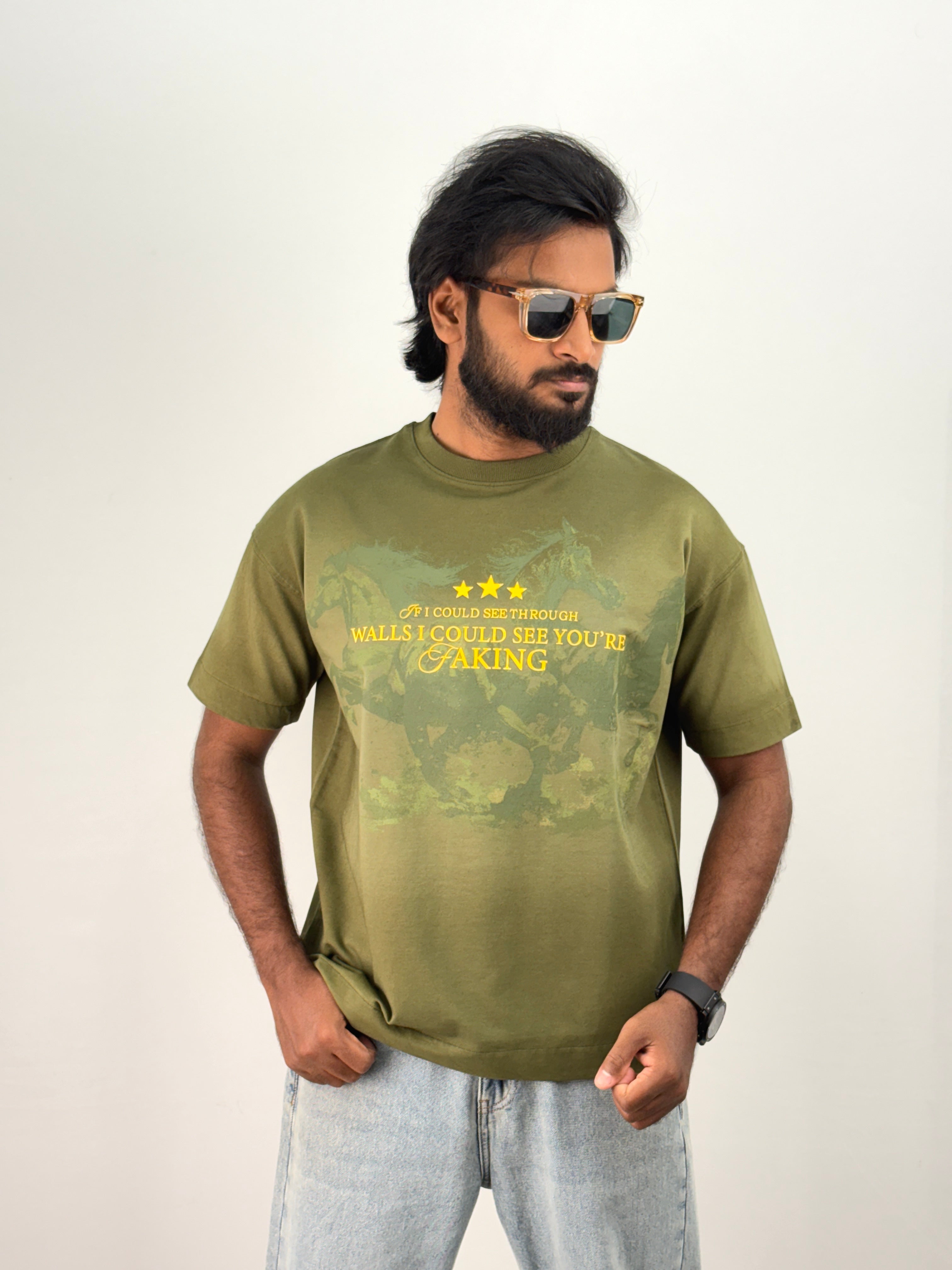 Olive Oversized T-Shirt
