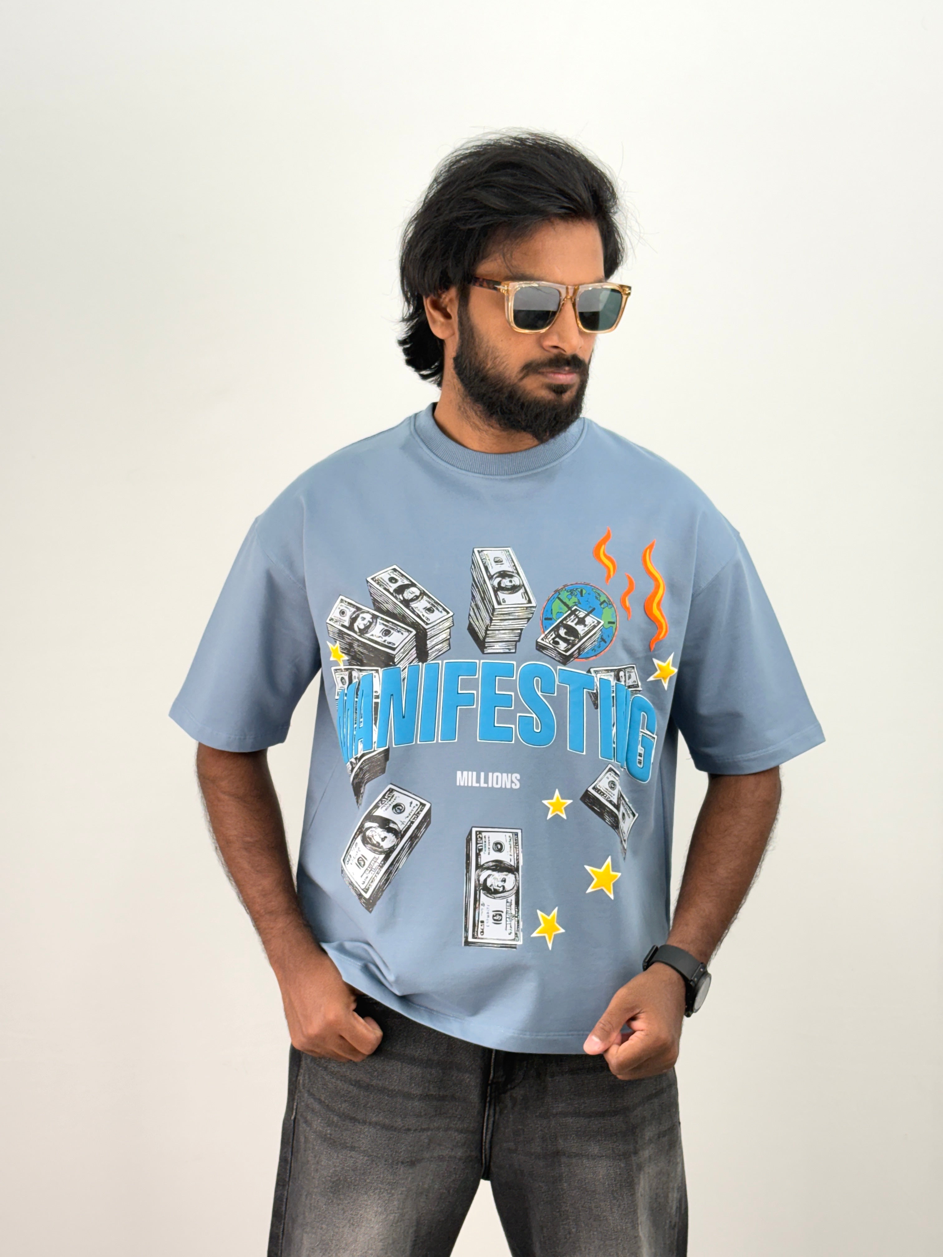 Dark Blue Oversized T-Shirt