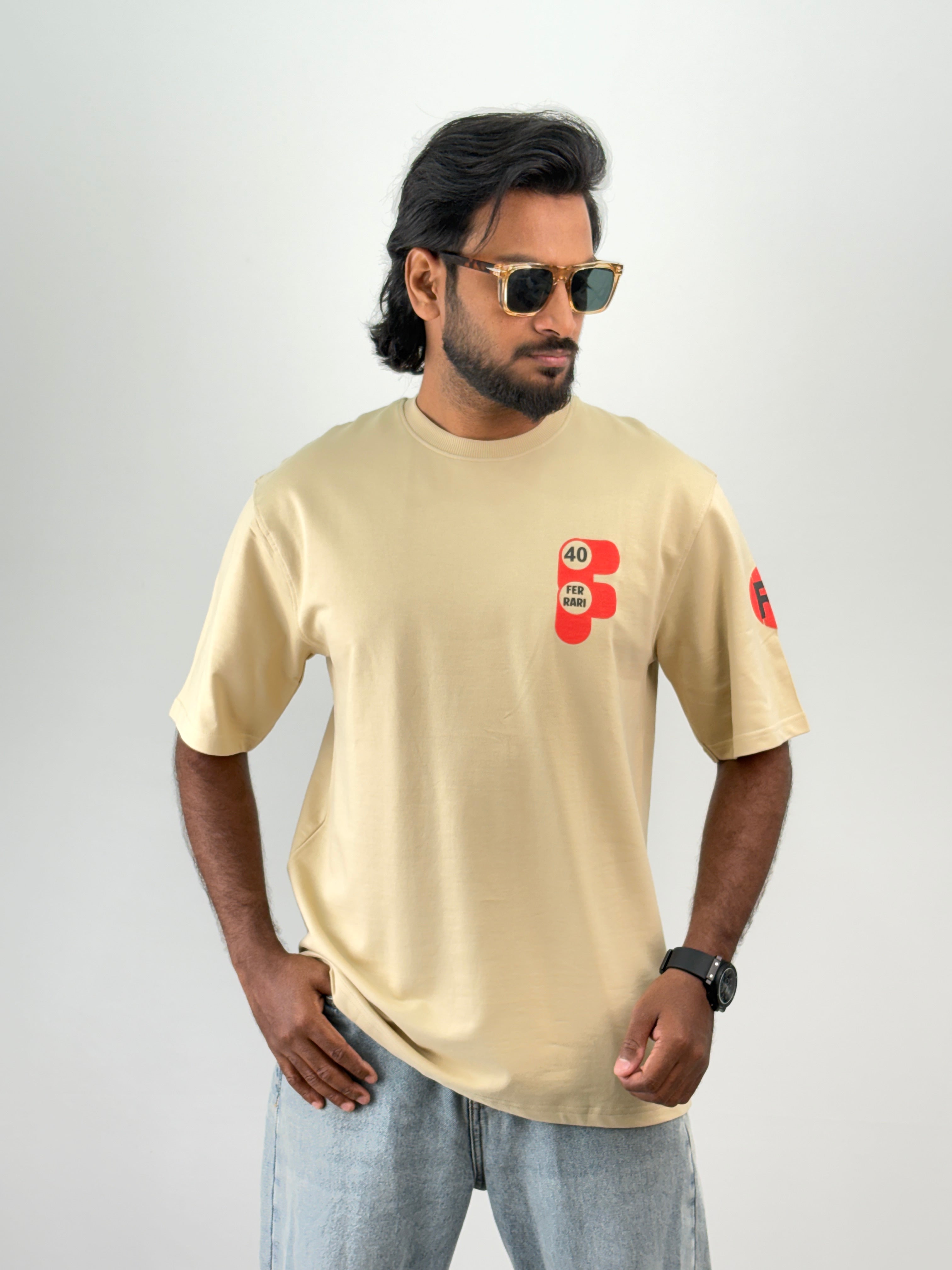 Beige Oversized T-Shirt