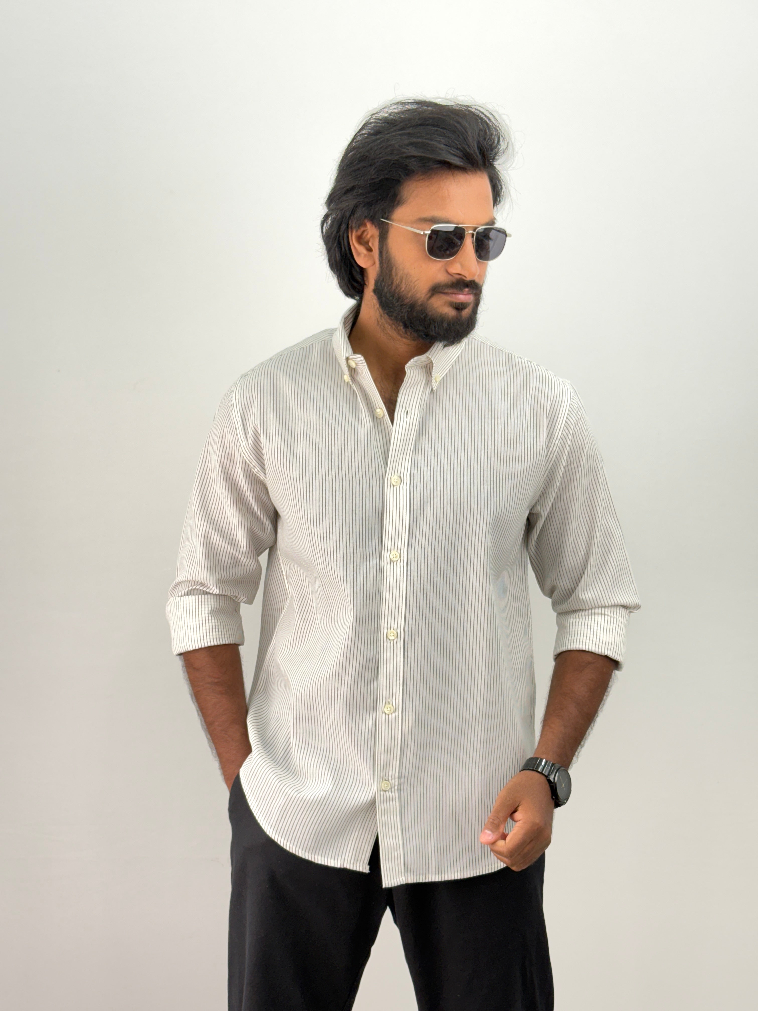 White Stripe Shirt