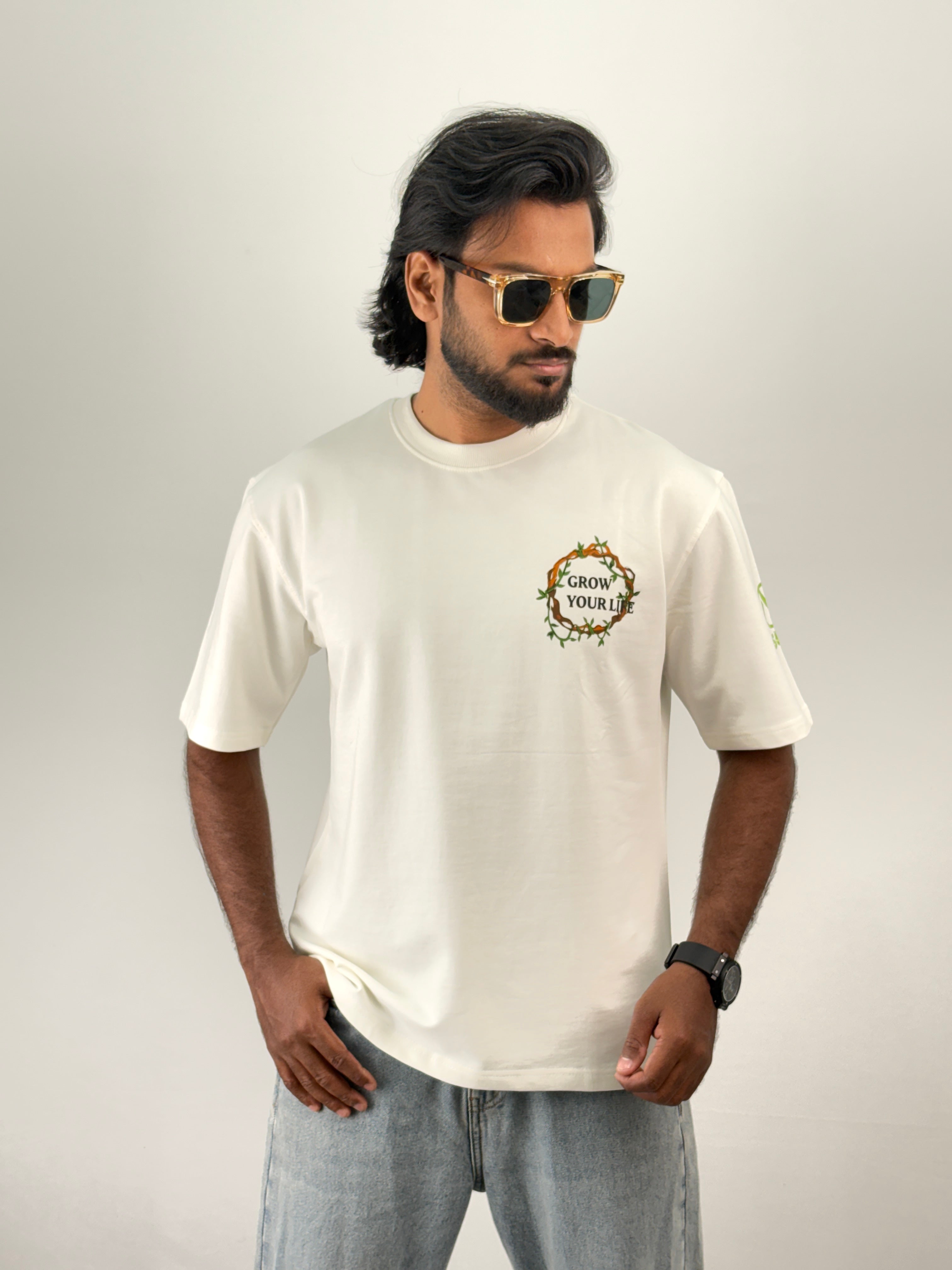 Cream Oversized T-Shirt