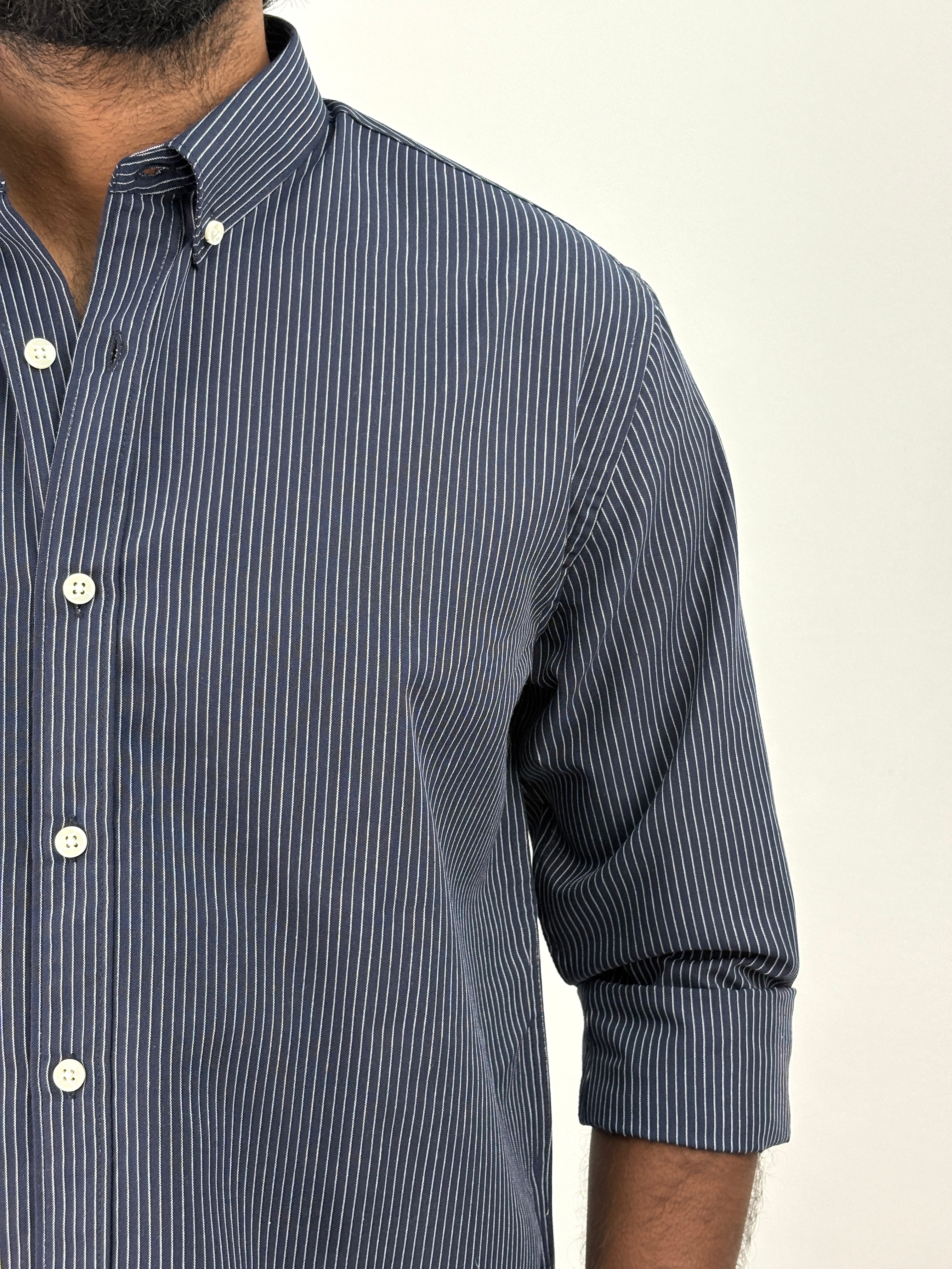 Navy Stripe Shirt
