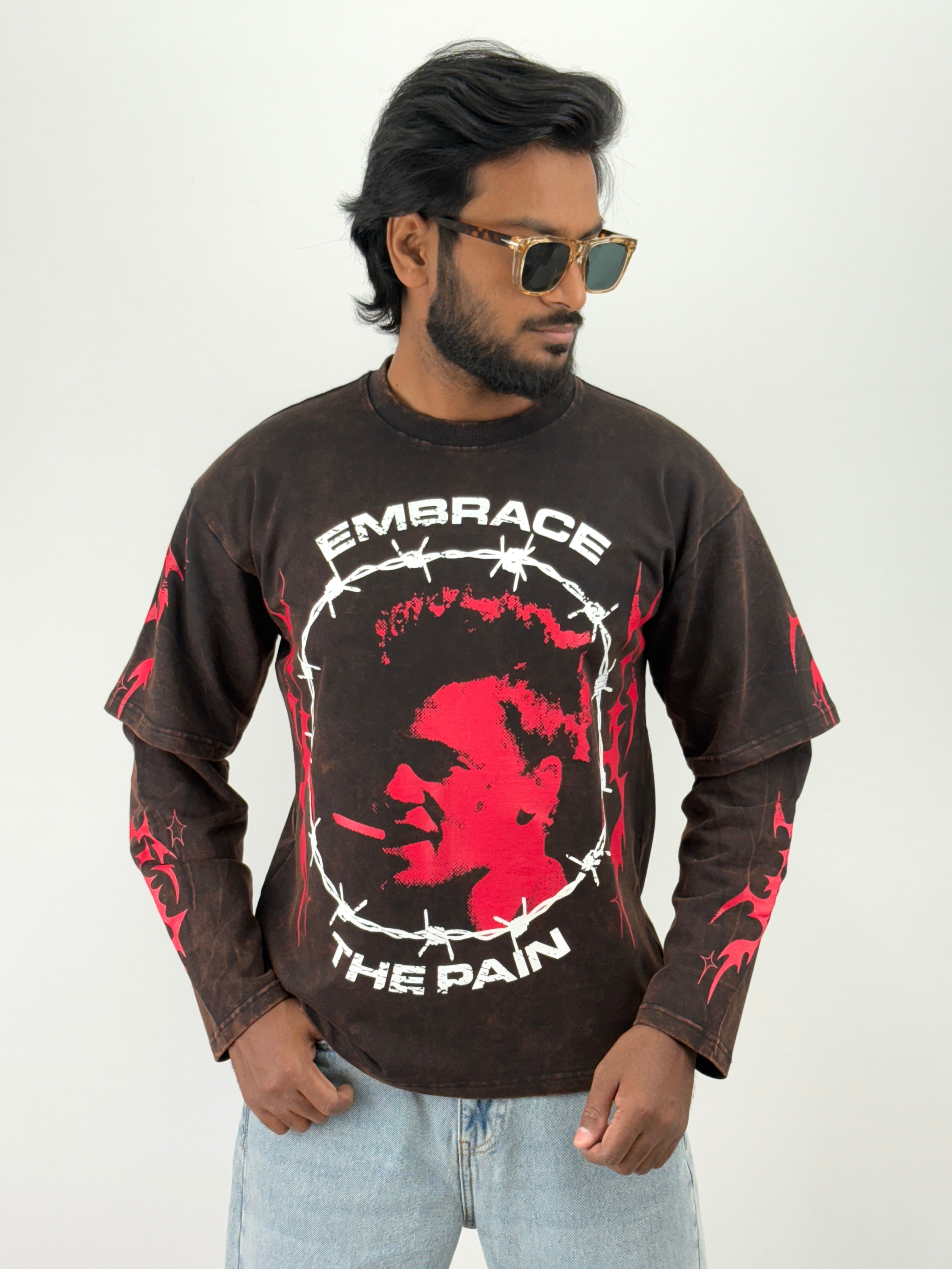 Brown Doctor Sleeve T-Shirt 1