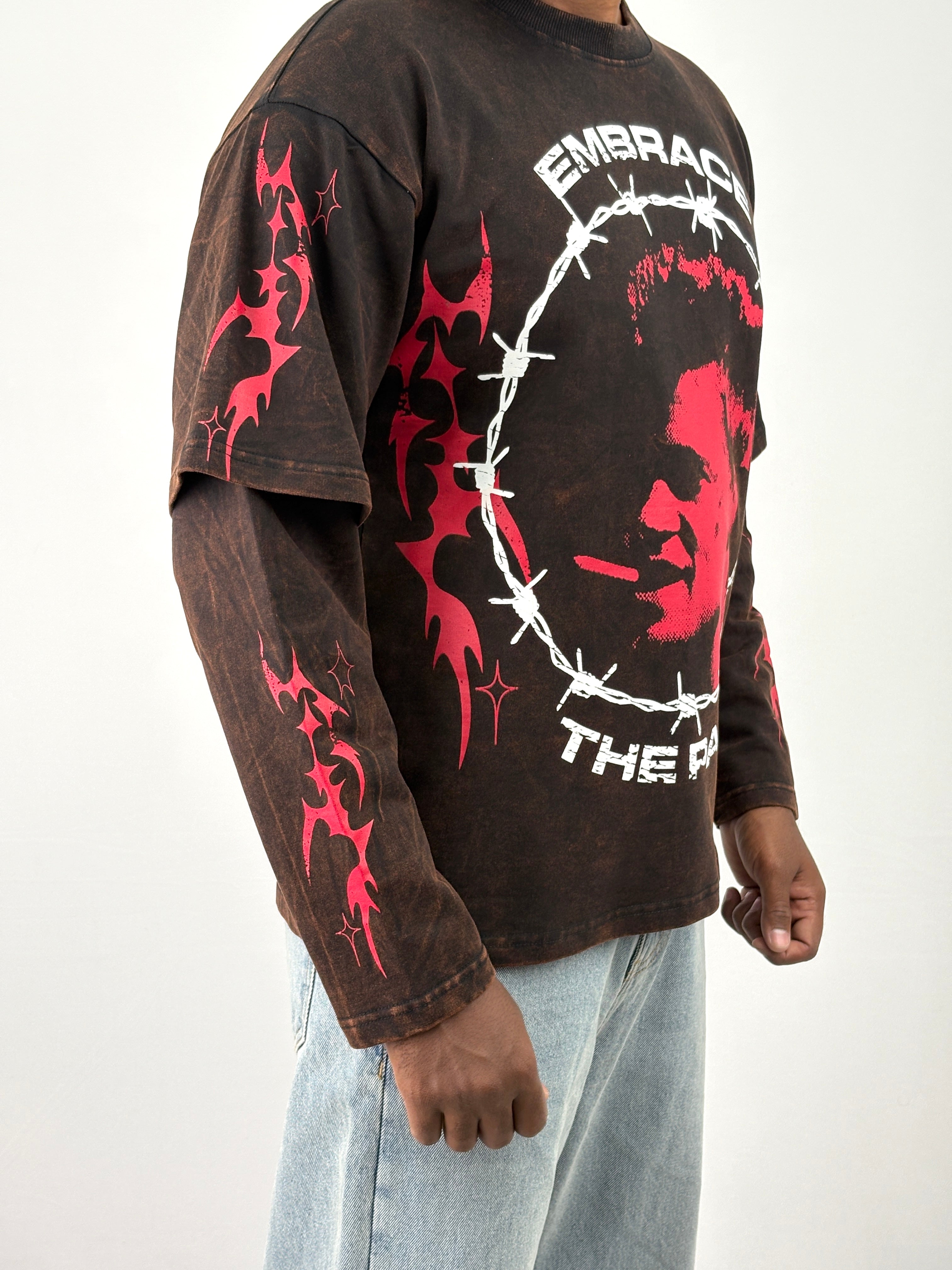 Brown Doctor Sleeve T-Shirt 1