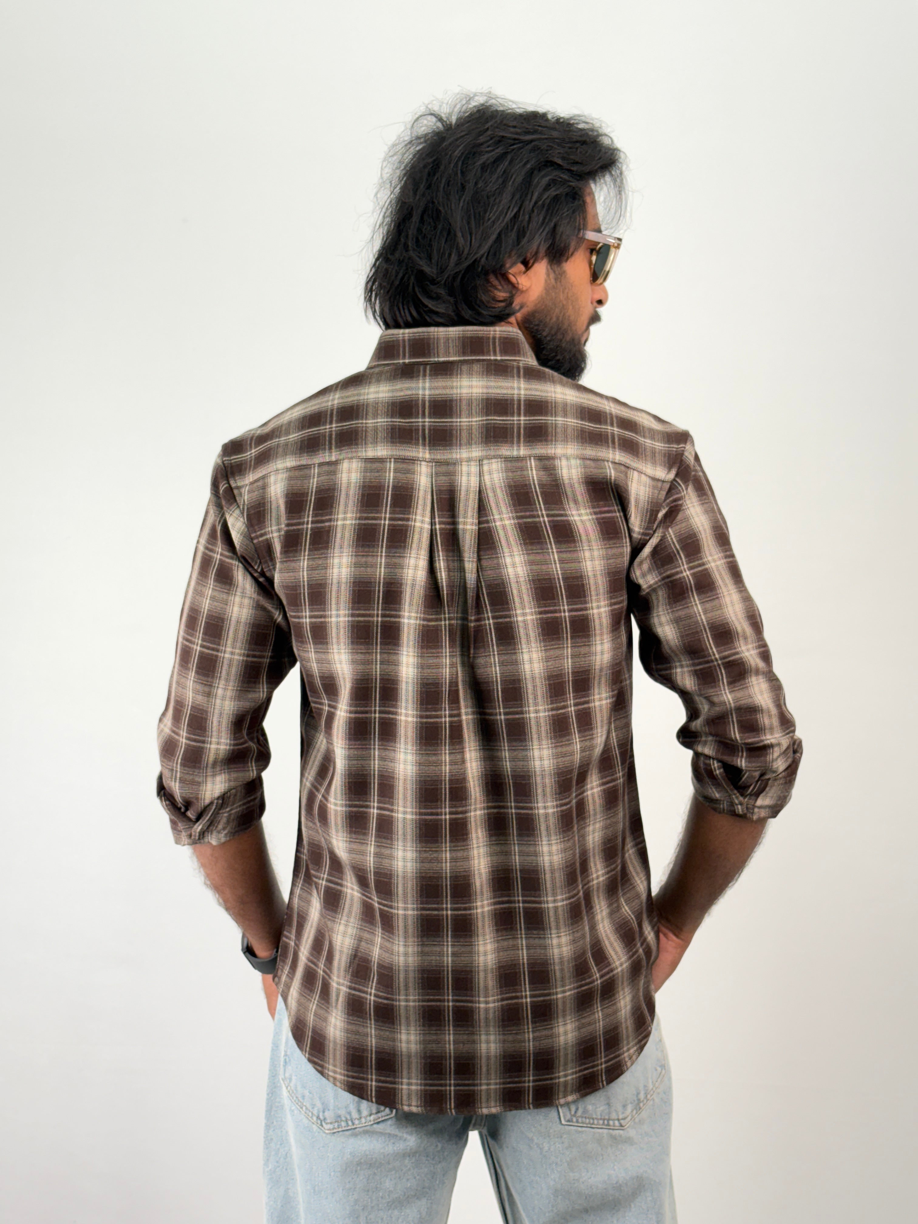 Brown Flannel Shirt