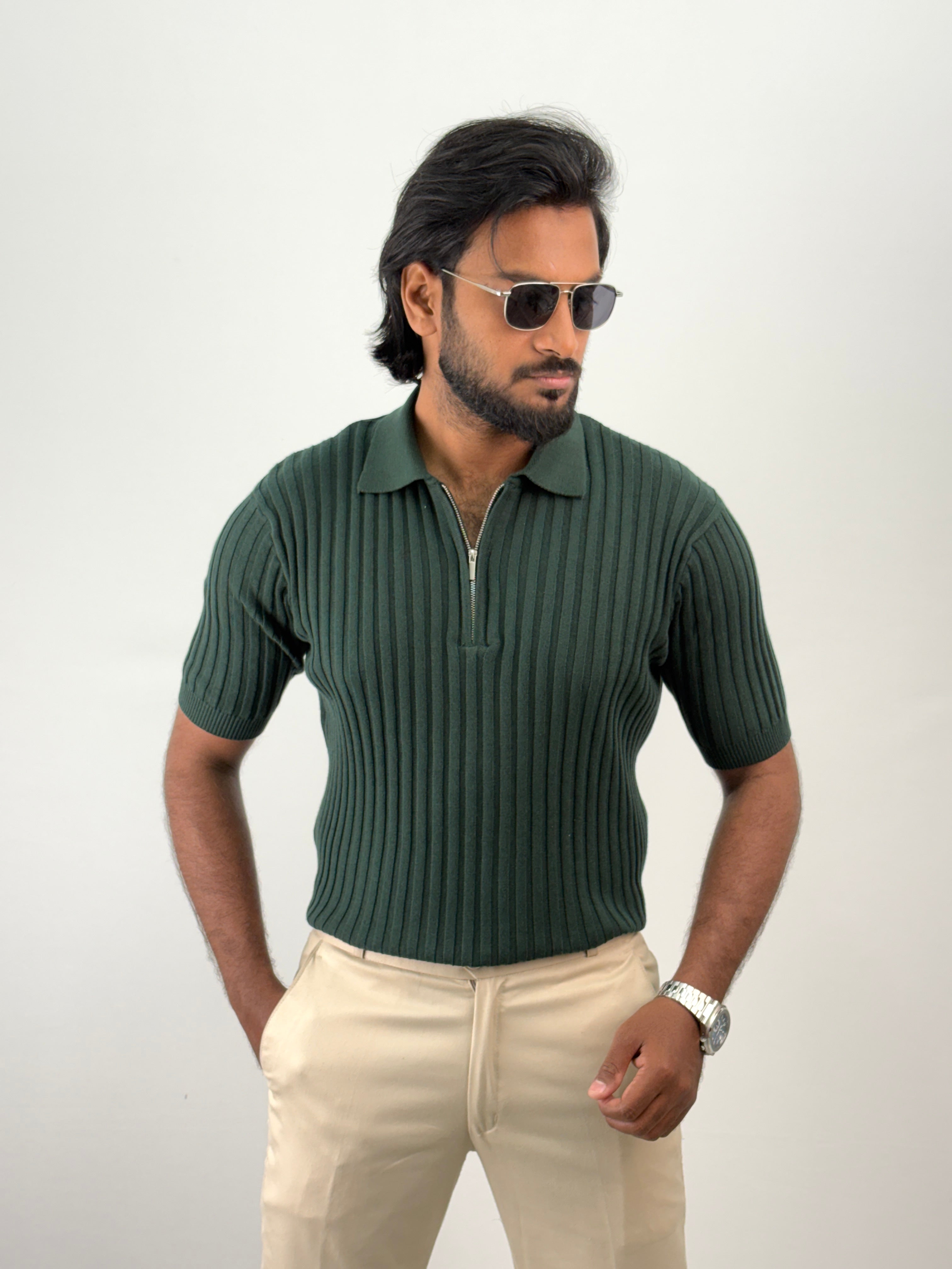 Dark Green Polo T-Shirt