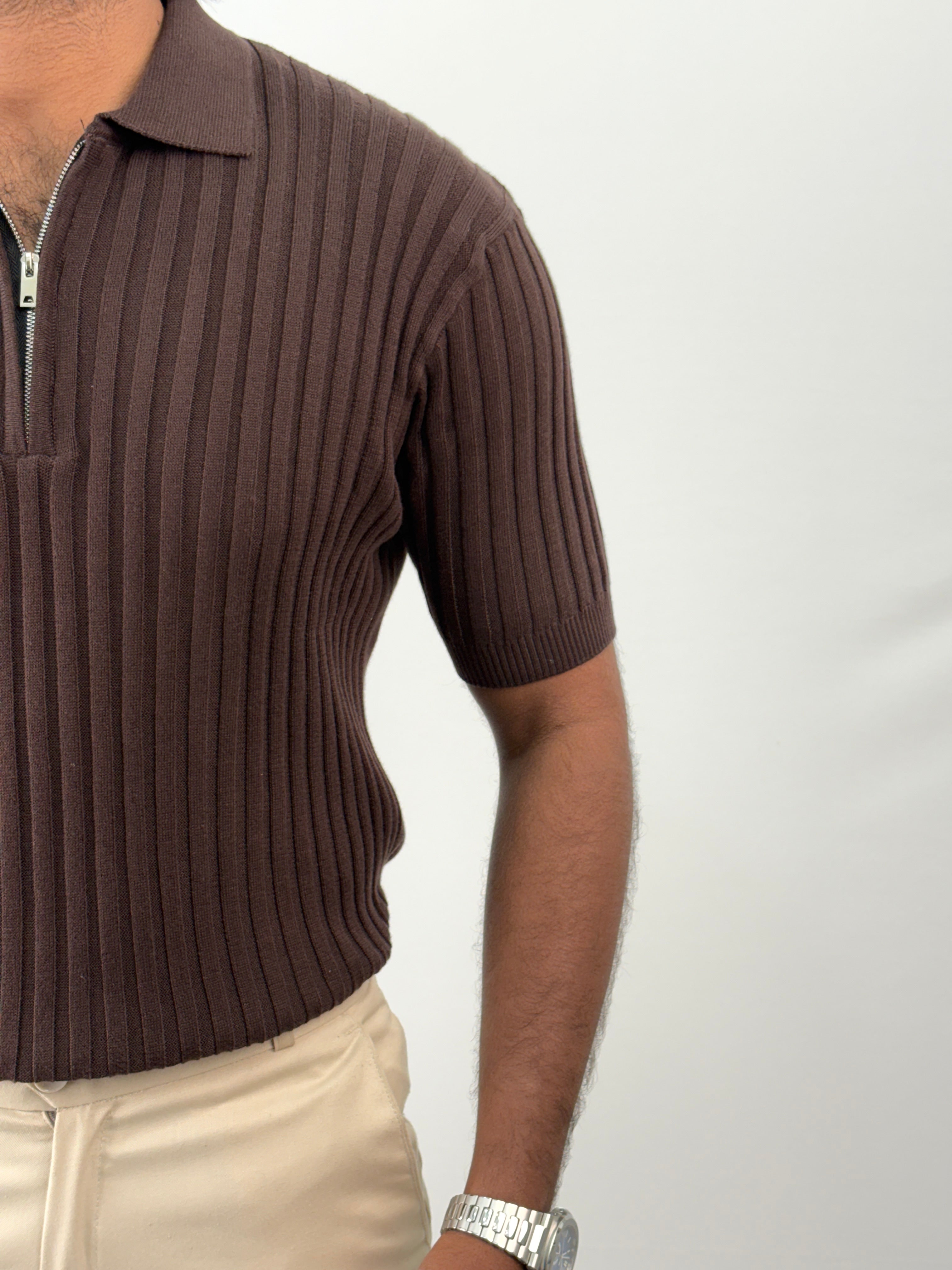 Brown Polo T-Shirt