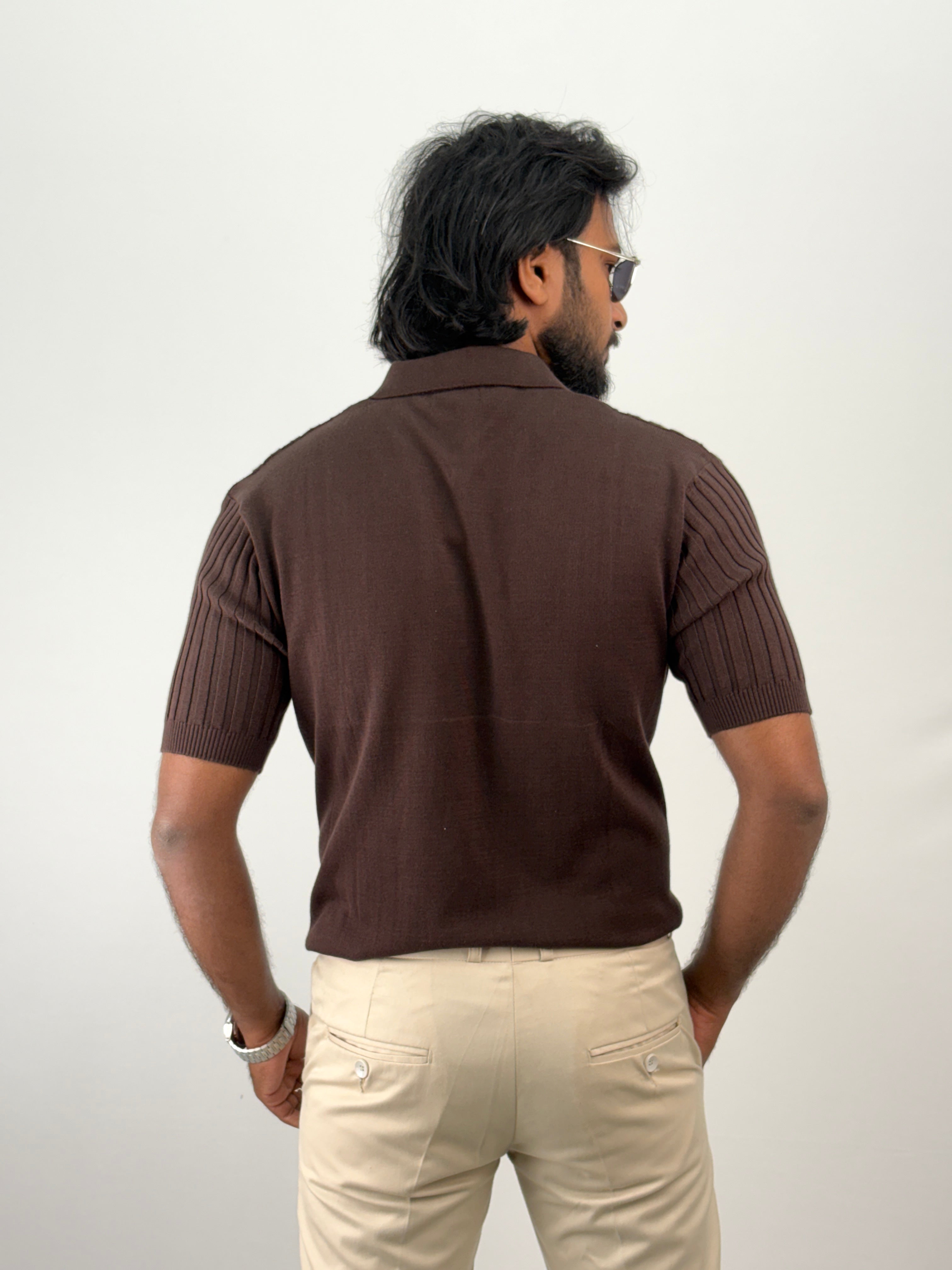 Brown Polo T-Shirt