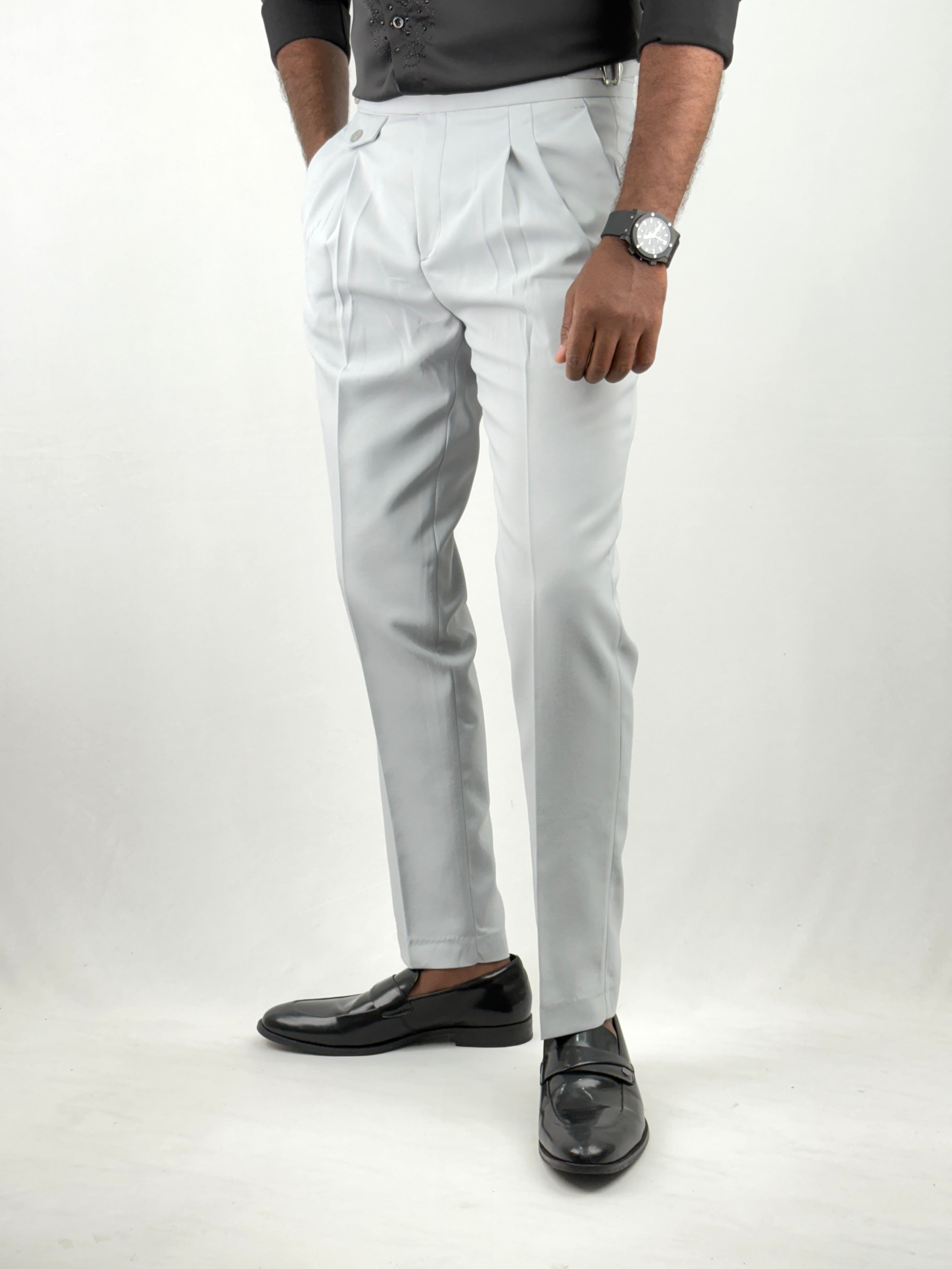 Light Grey Gurkha Pants