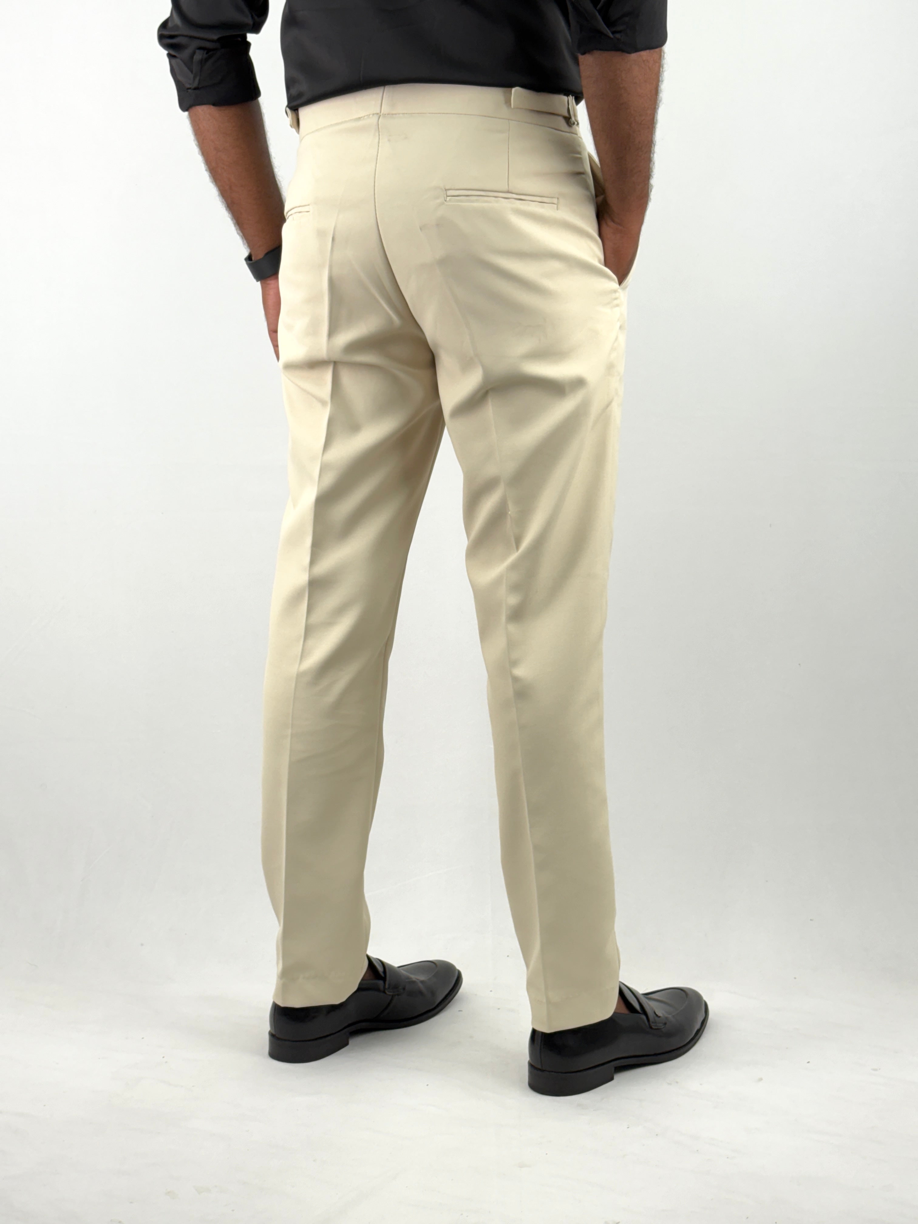 Cream Gurkha Pants