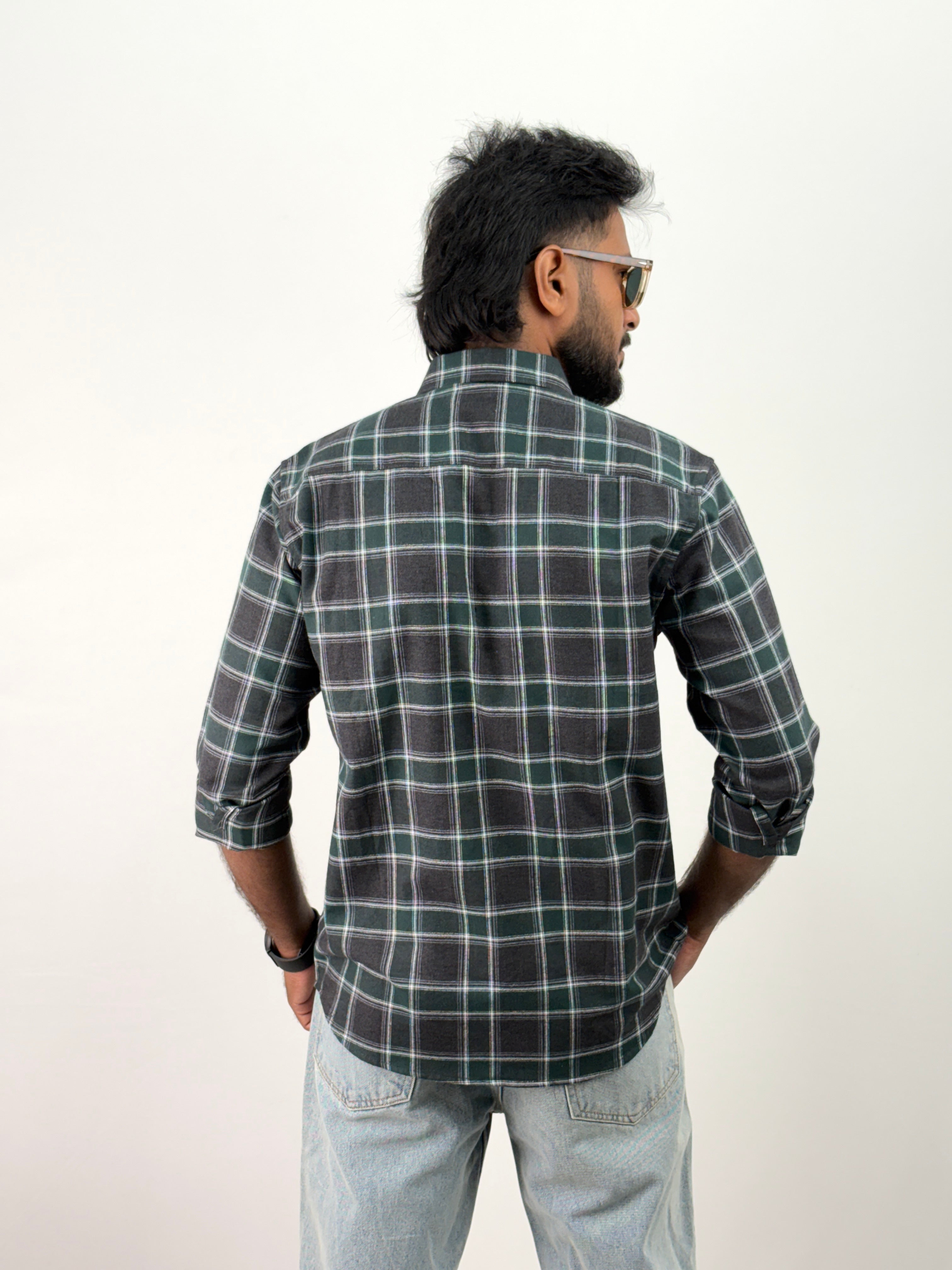 Green Flannel Shirt