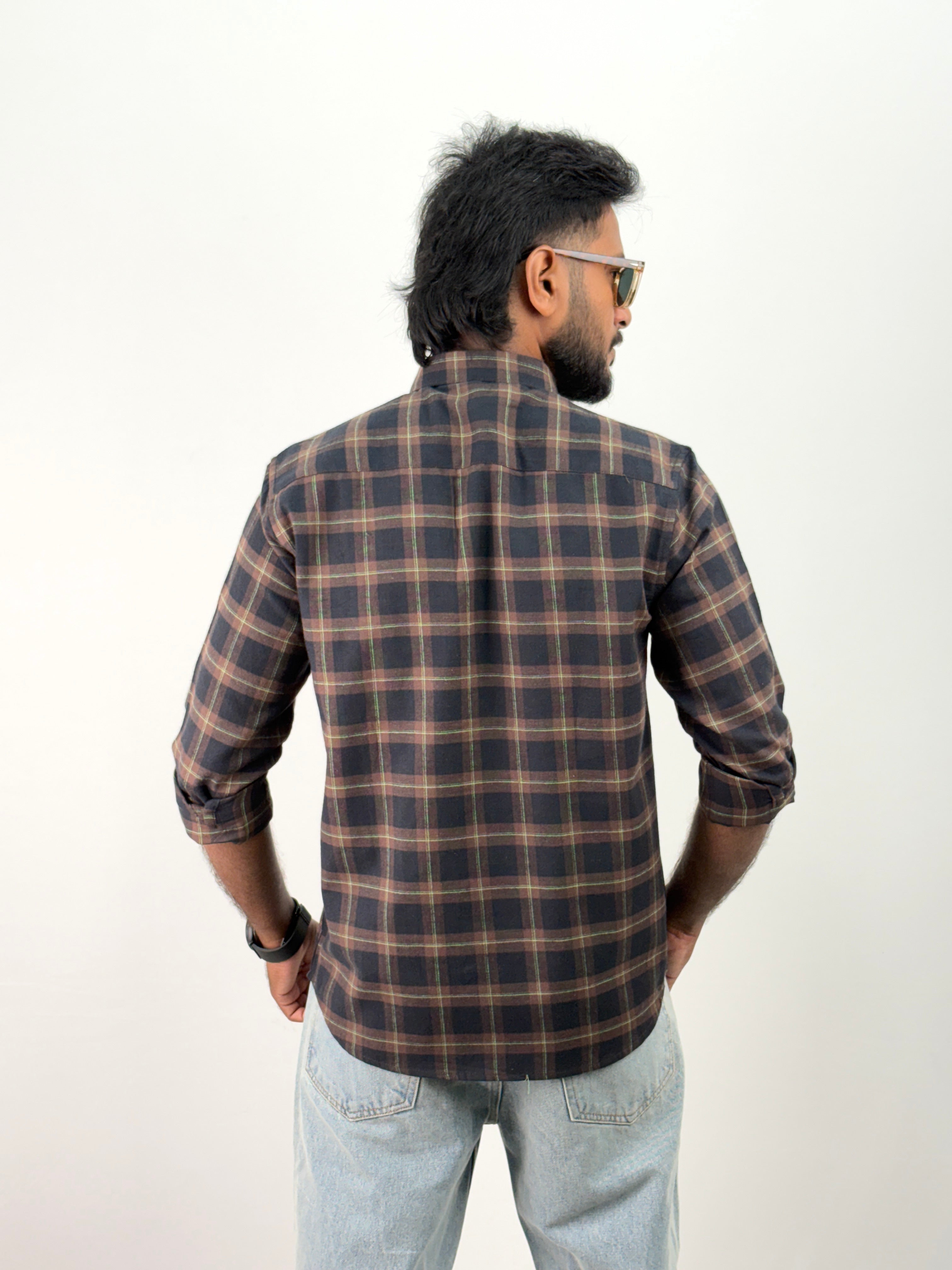 Brown Flannel Shirt