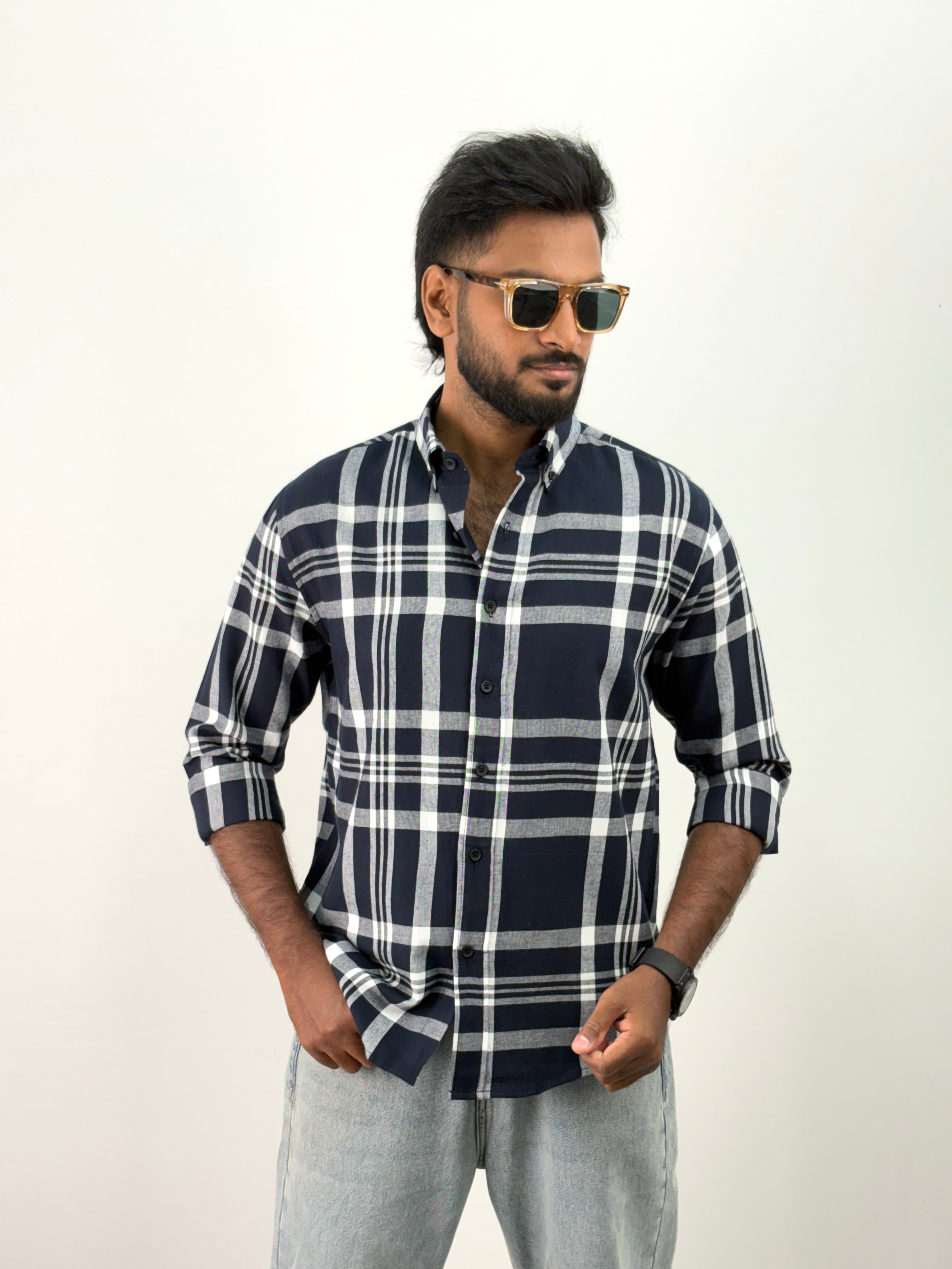 Black Flannel Shirt