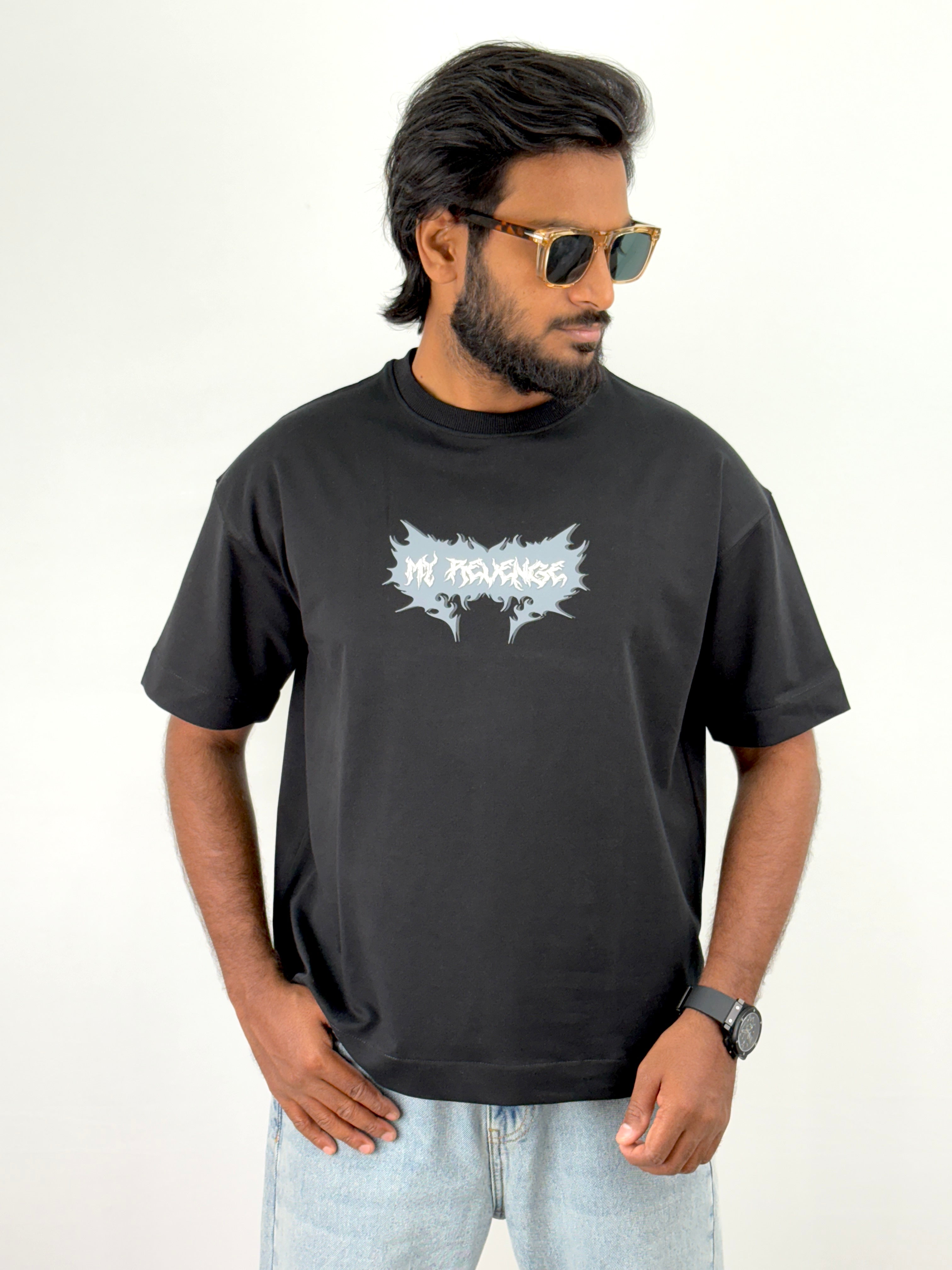 Black 1 Oversized T-Shirts