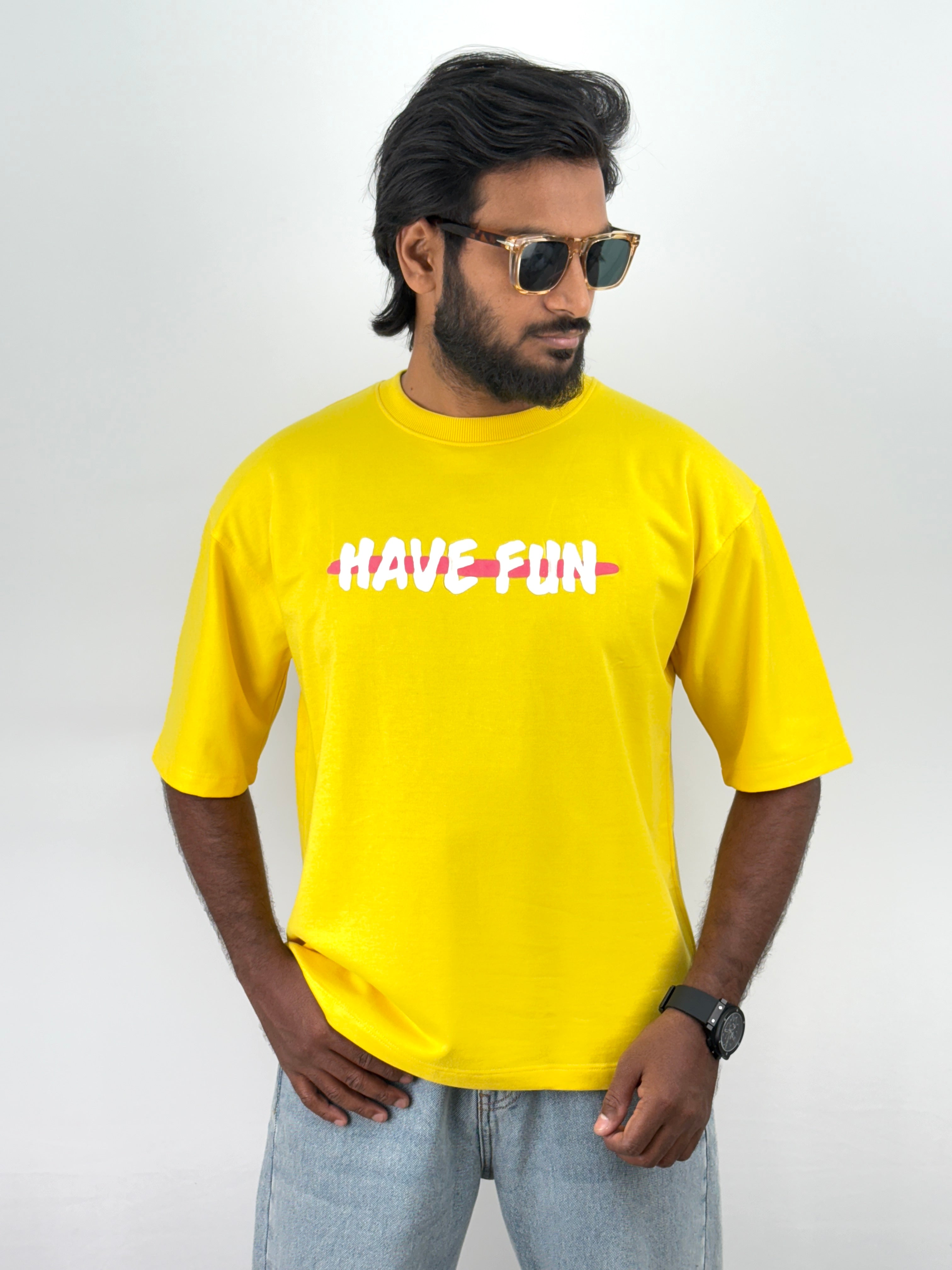 Yellow Oversized T-Shirts