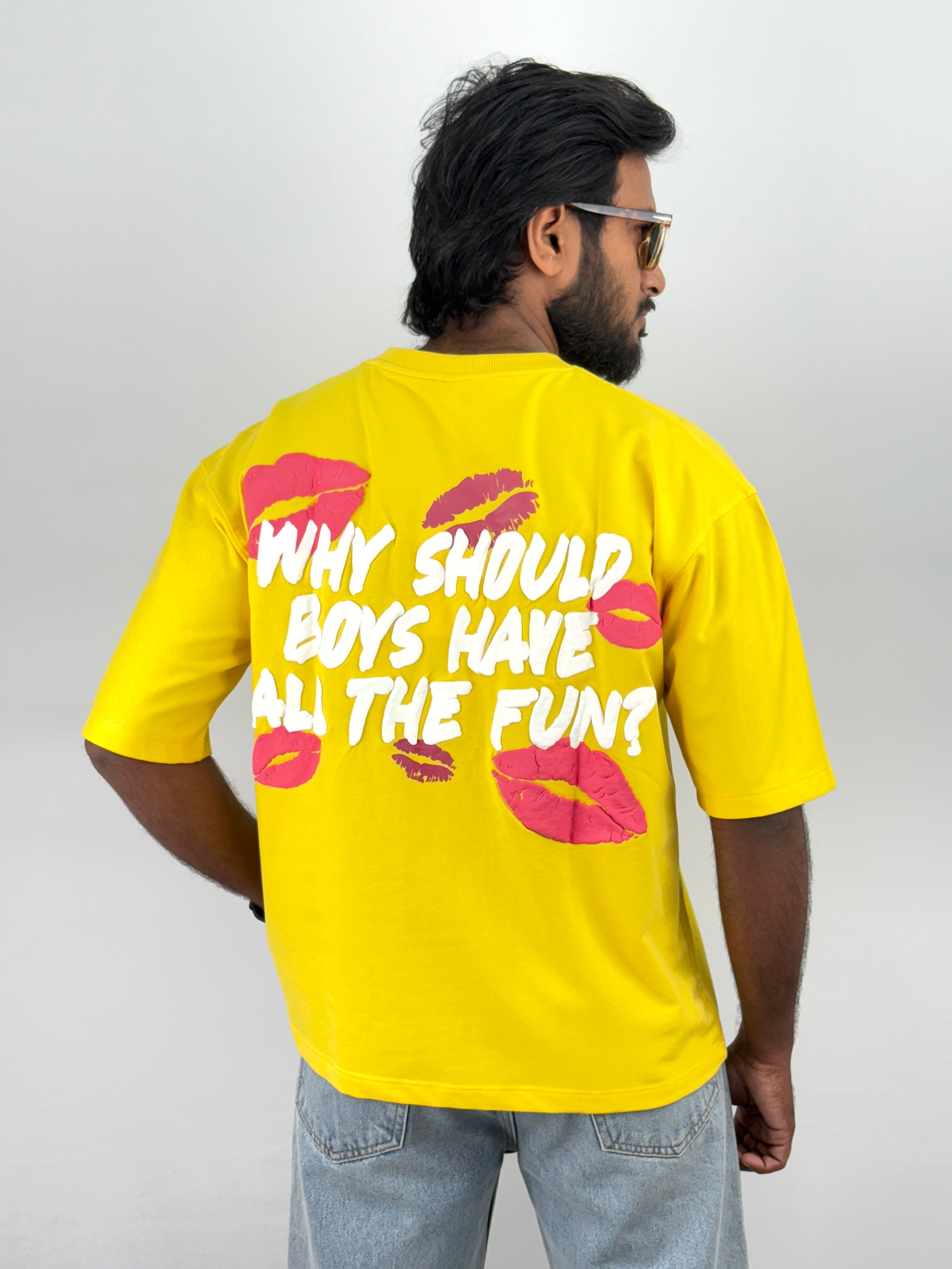 Yellow Oversized T-Shirts