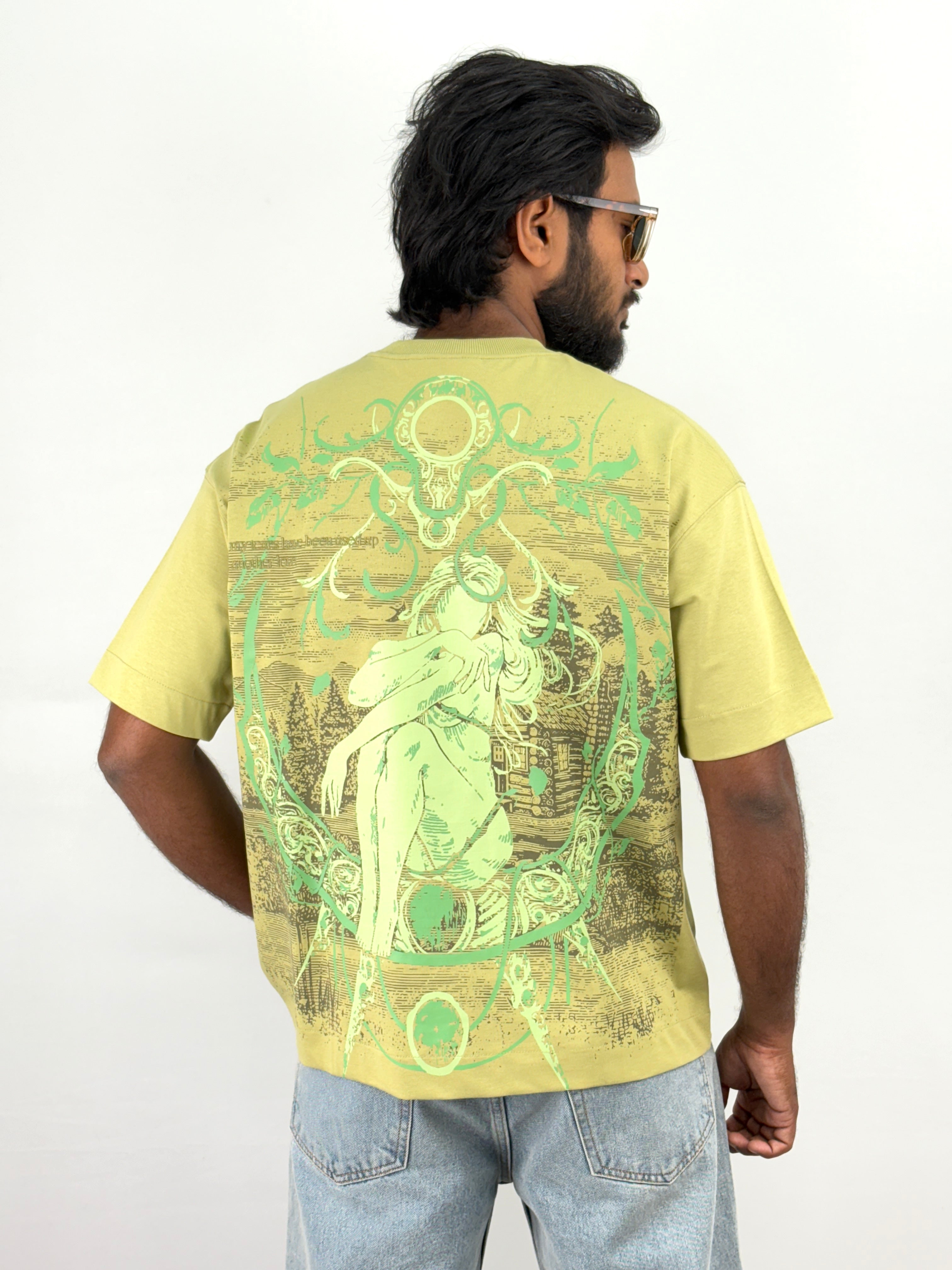 Light Green Oversized T-Shirts