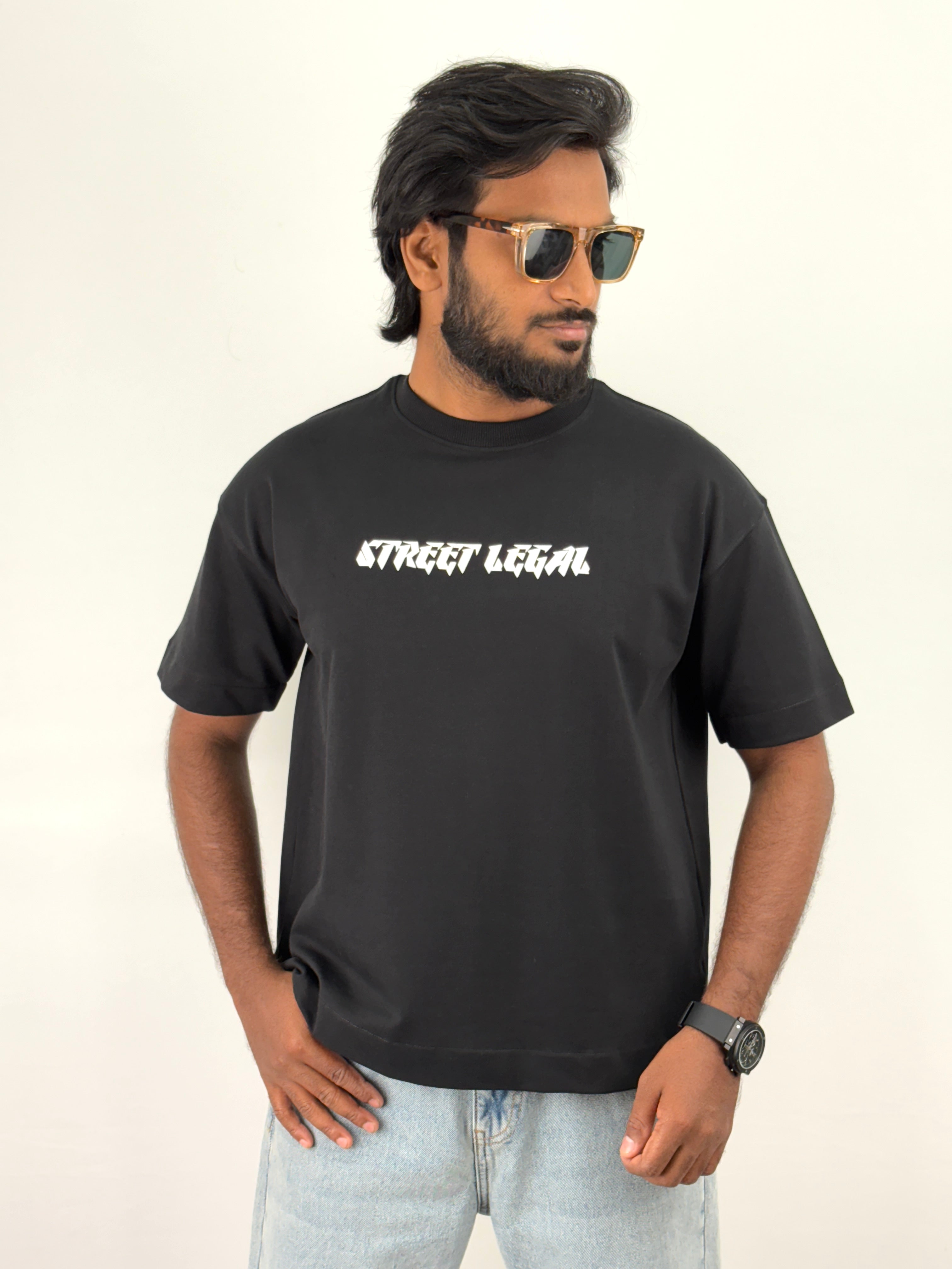 Black 3 Oversized T-Shirts