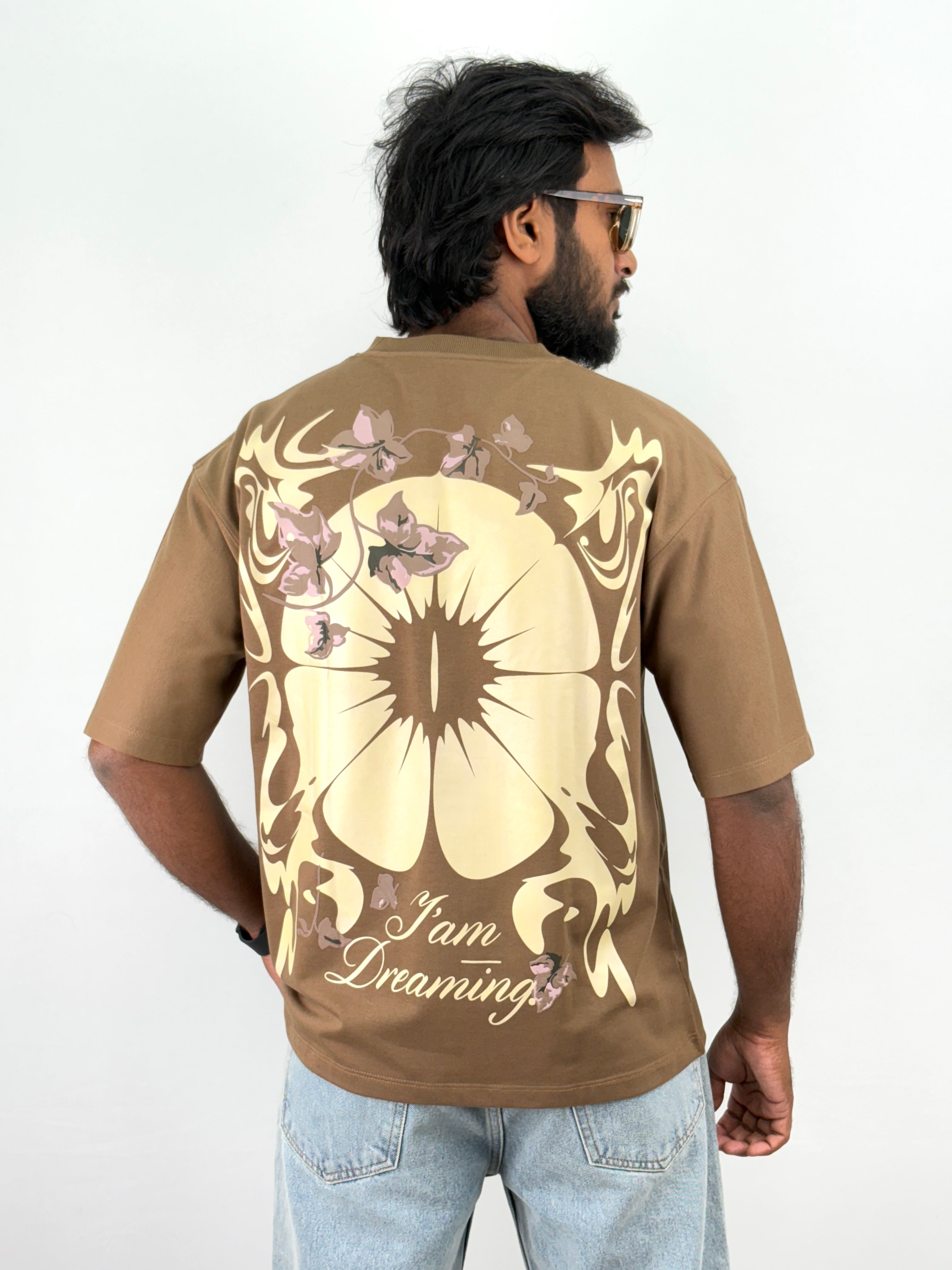 Coffee Brown Oversized T-Shirts