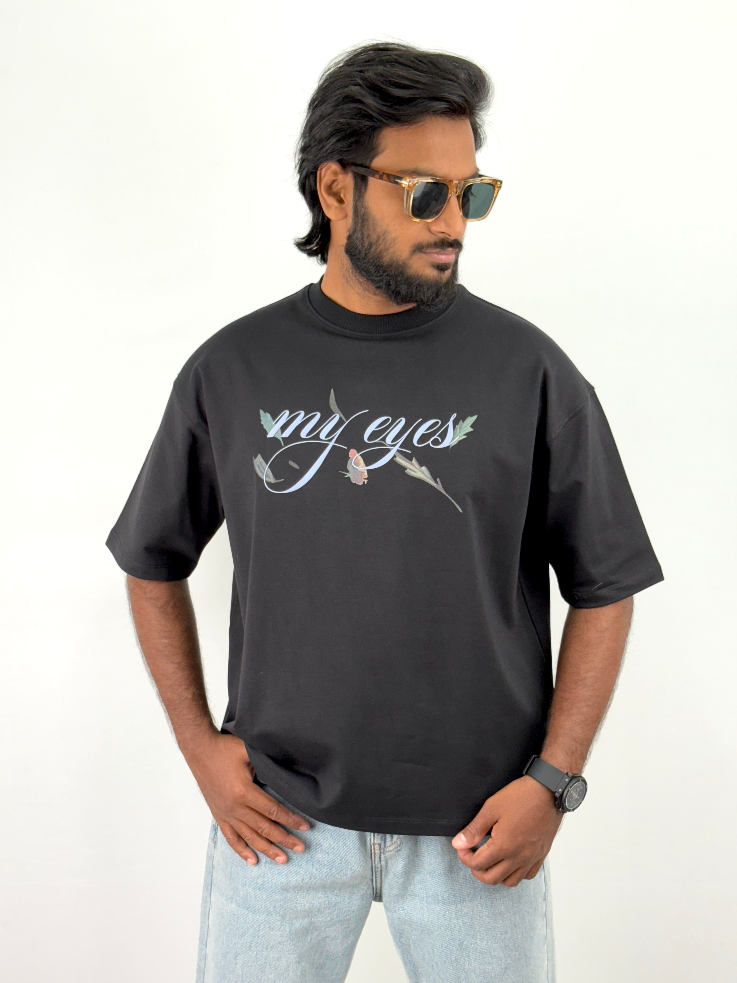 Black 4 Oversized T-Shirts