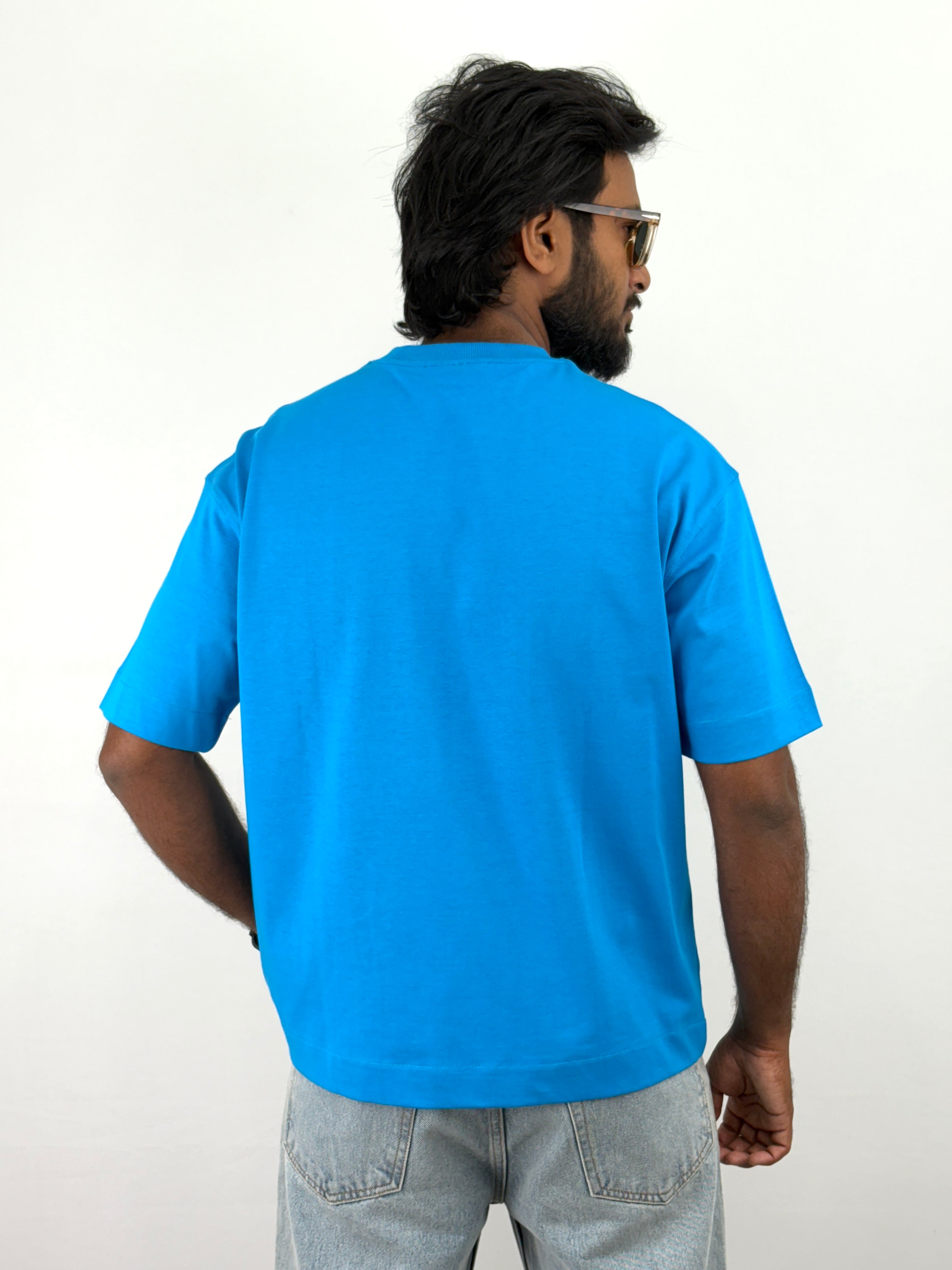 Blue Oversized T-Shirts