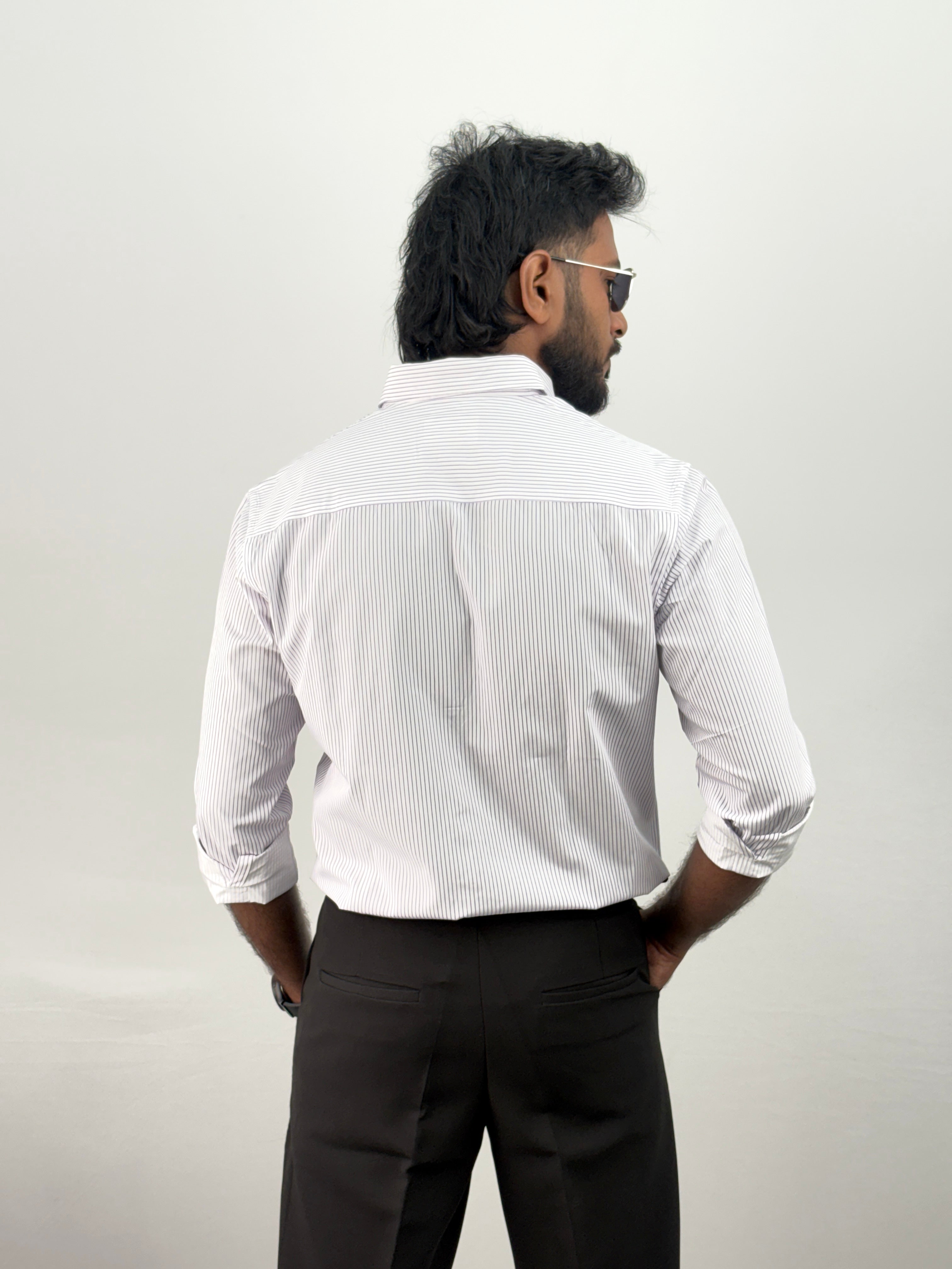 Lavender IMP Stripe Shirt