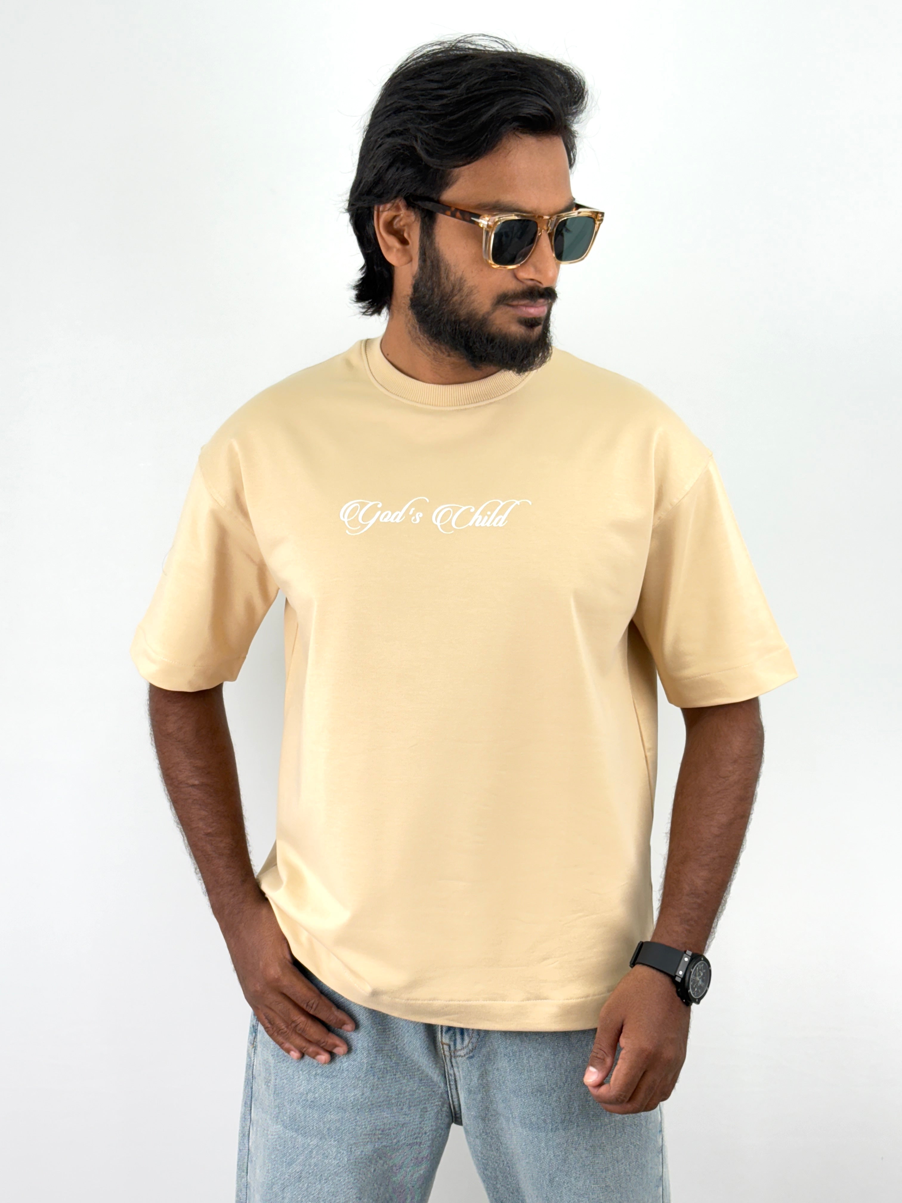 Beige Oversized T-Shirts