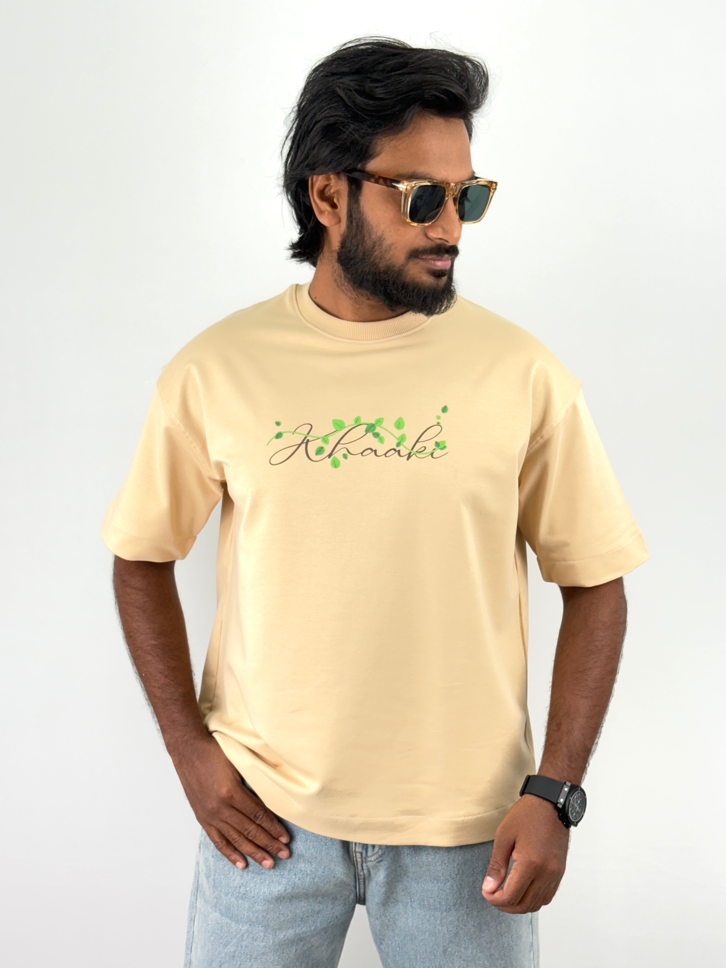 Beige Oversized T-Shirts