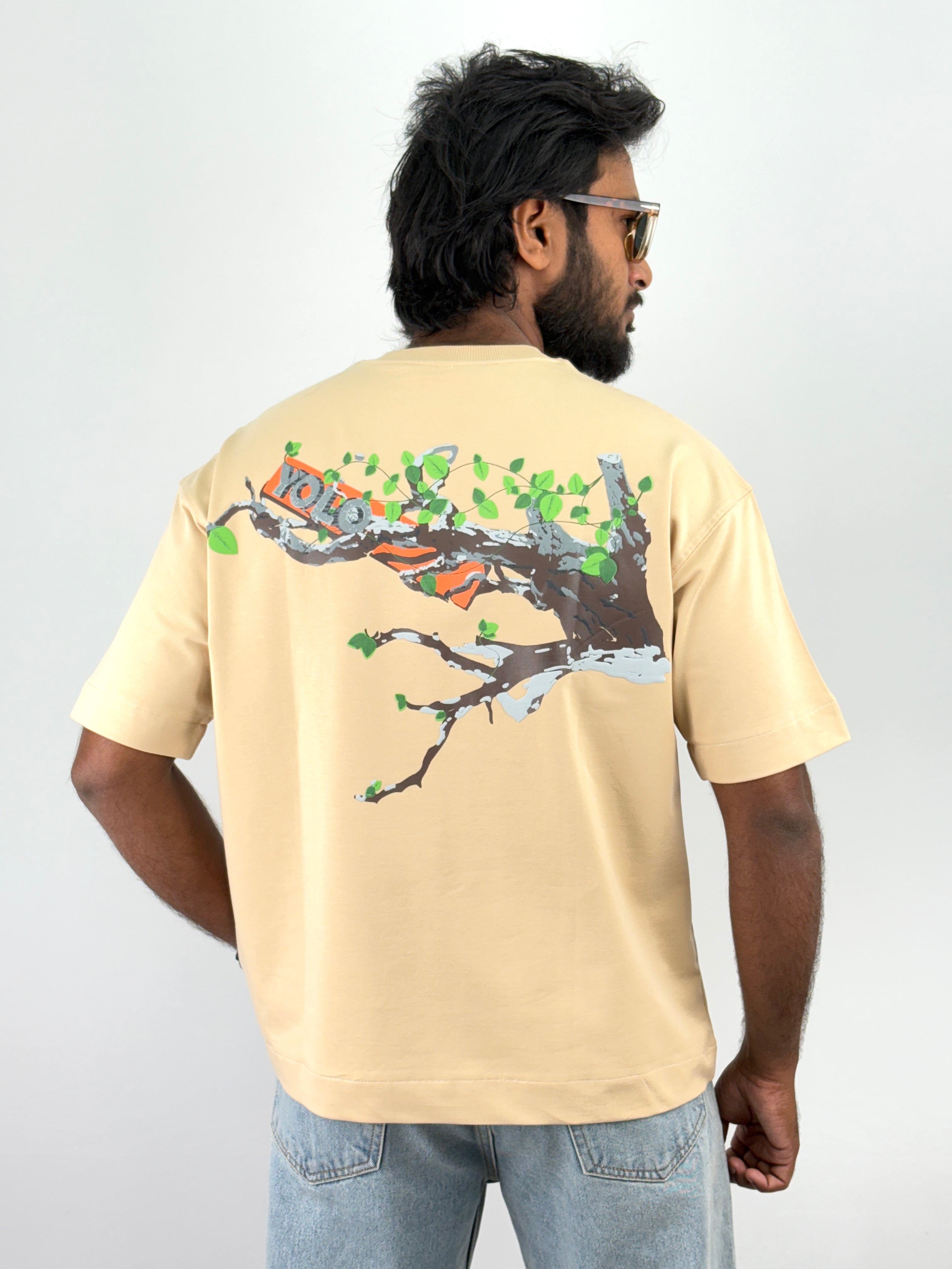 Beige Oversized T-Shirts