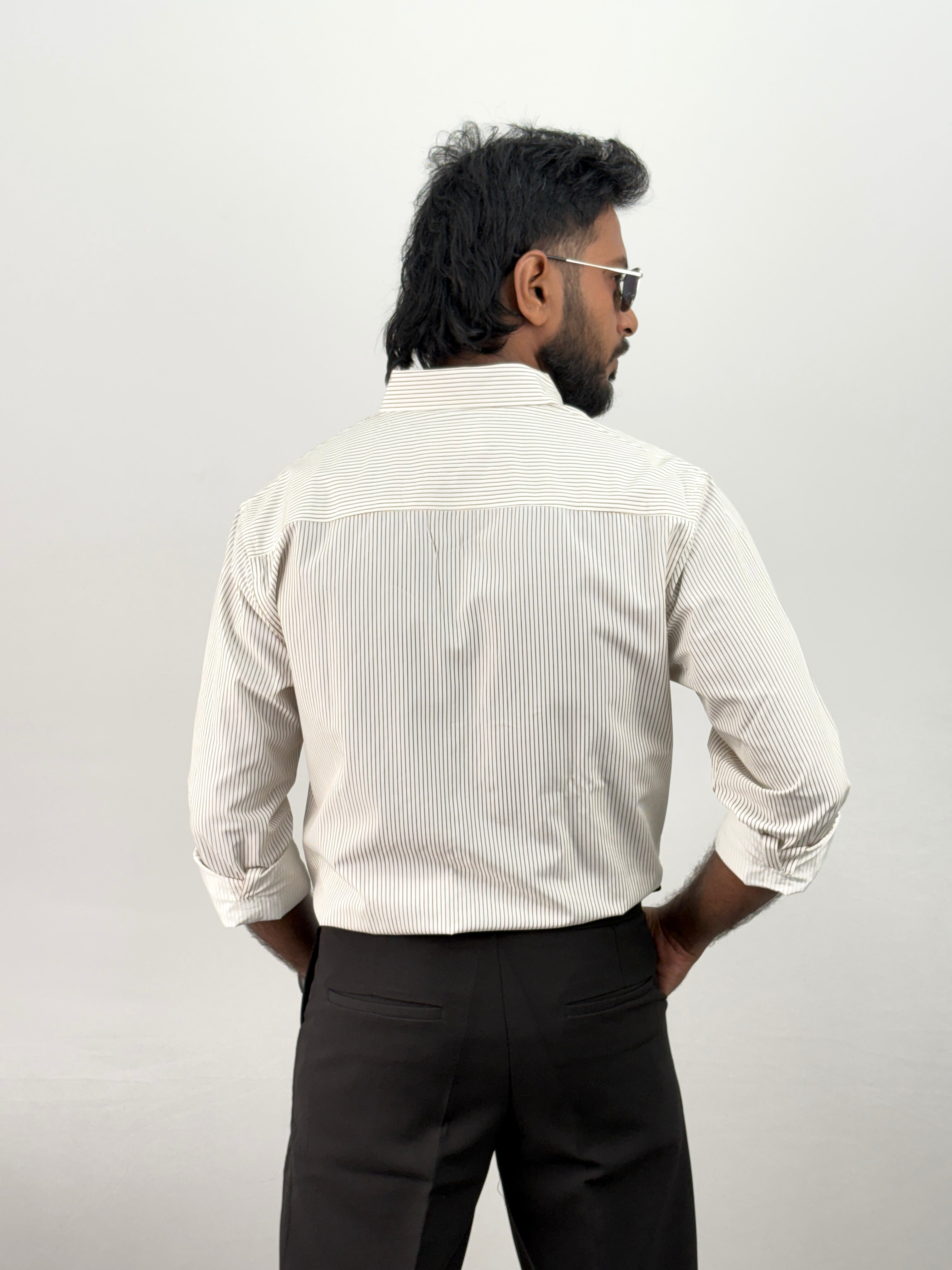 White Gold IMP Stripe Shirt