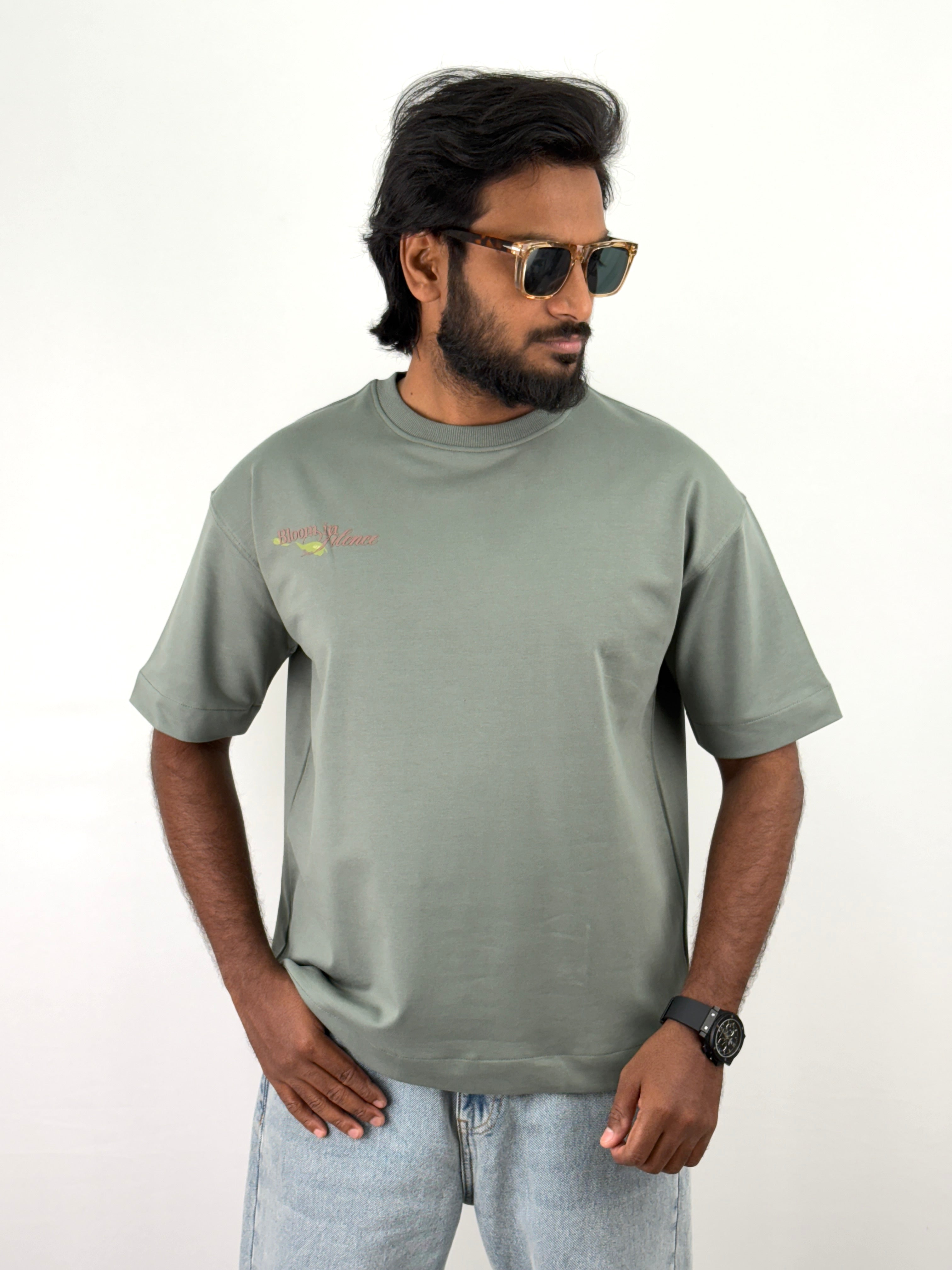 Deep Green Oversized T-Shirts