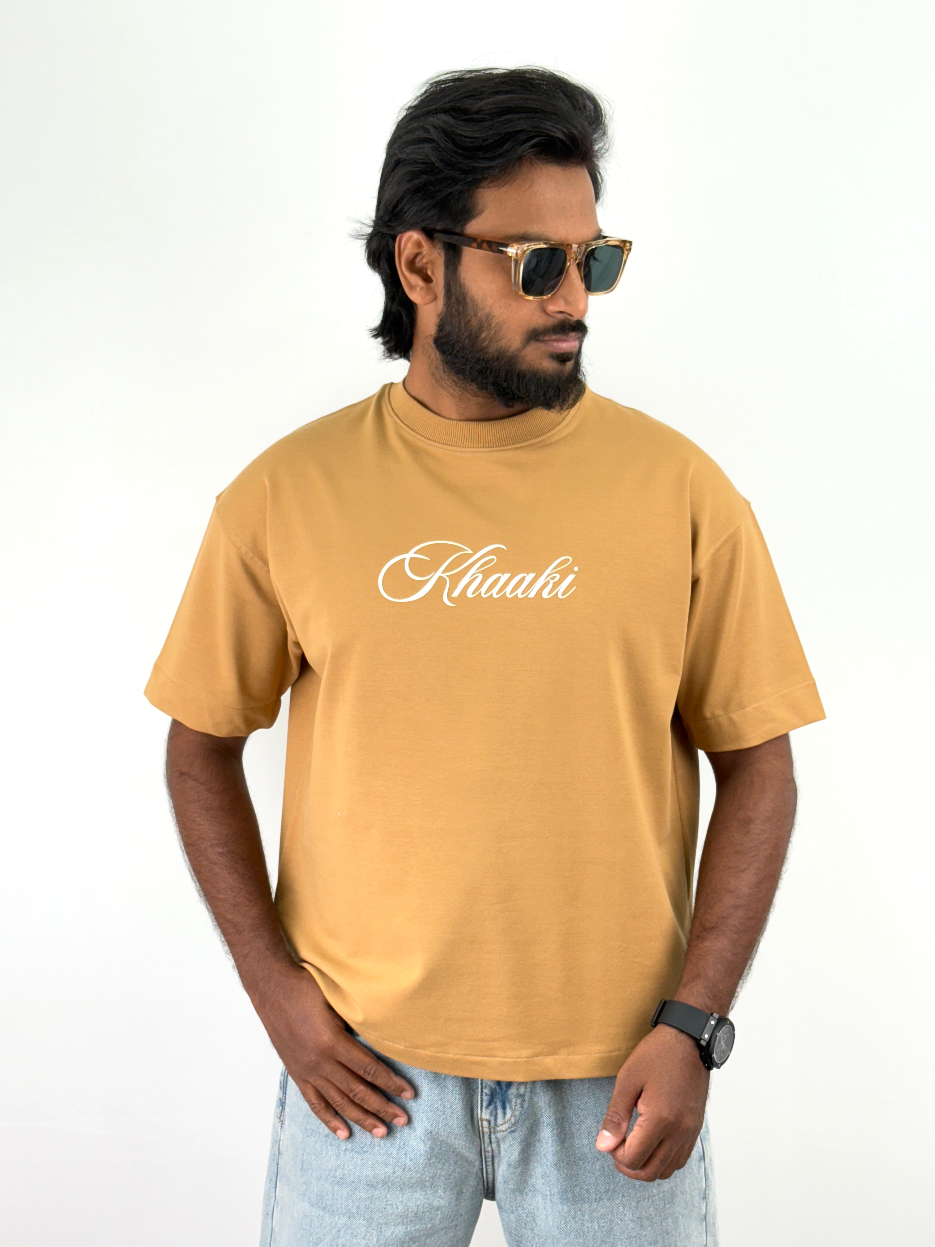 Light Brown Oversized T-Shirts