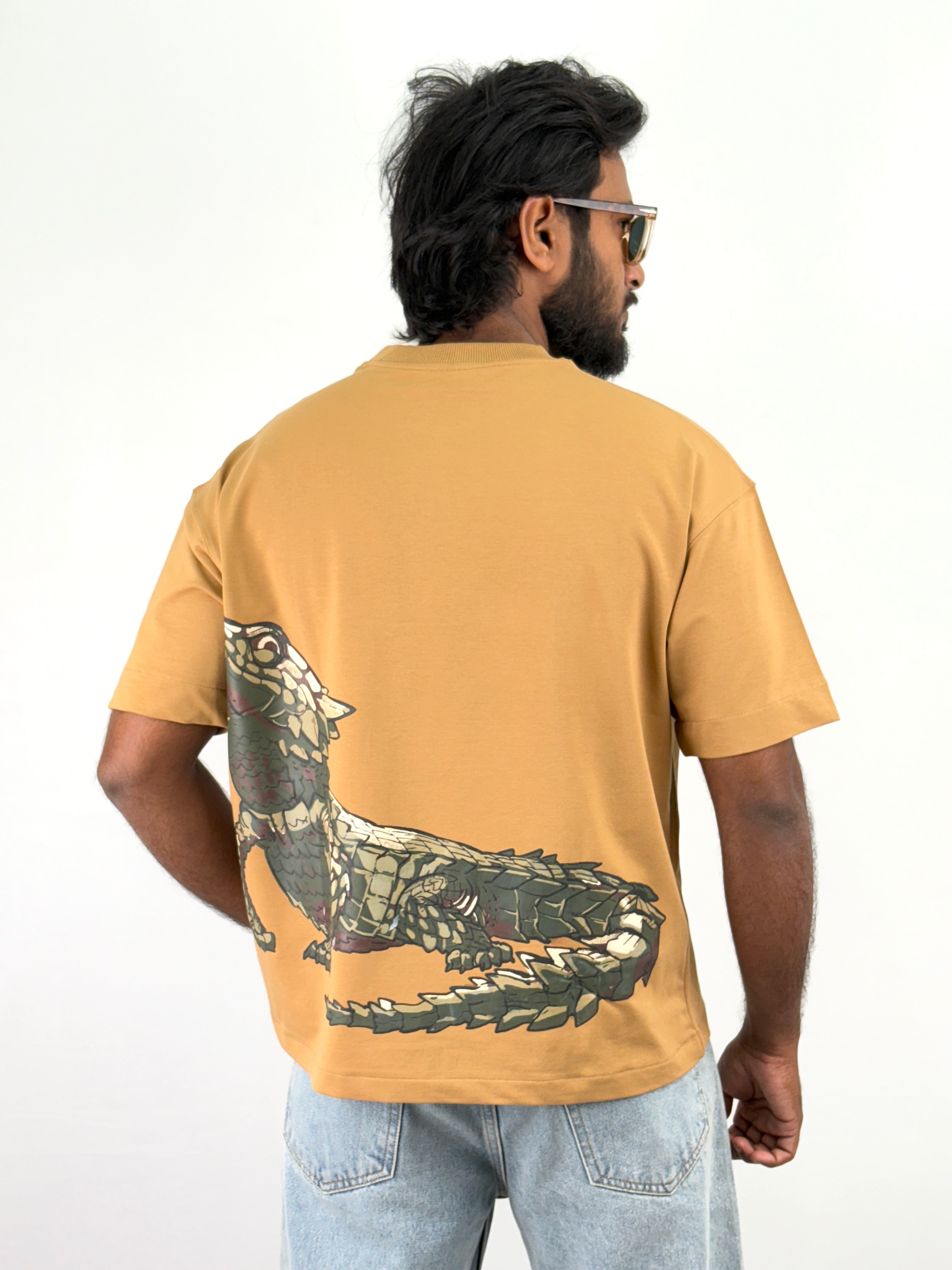 Light Brown Oversized T-Shirts