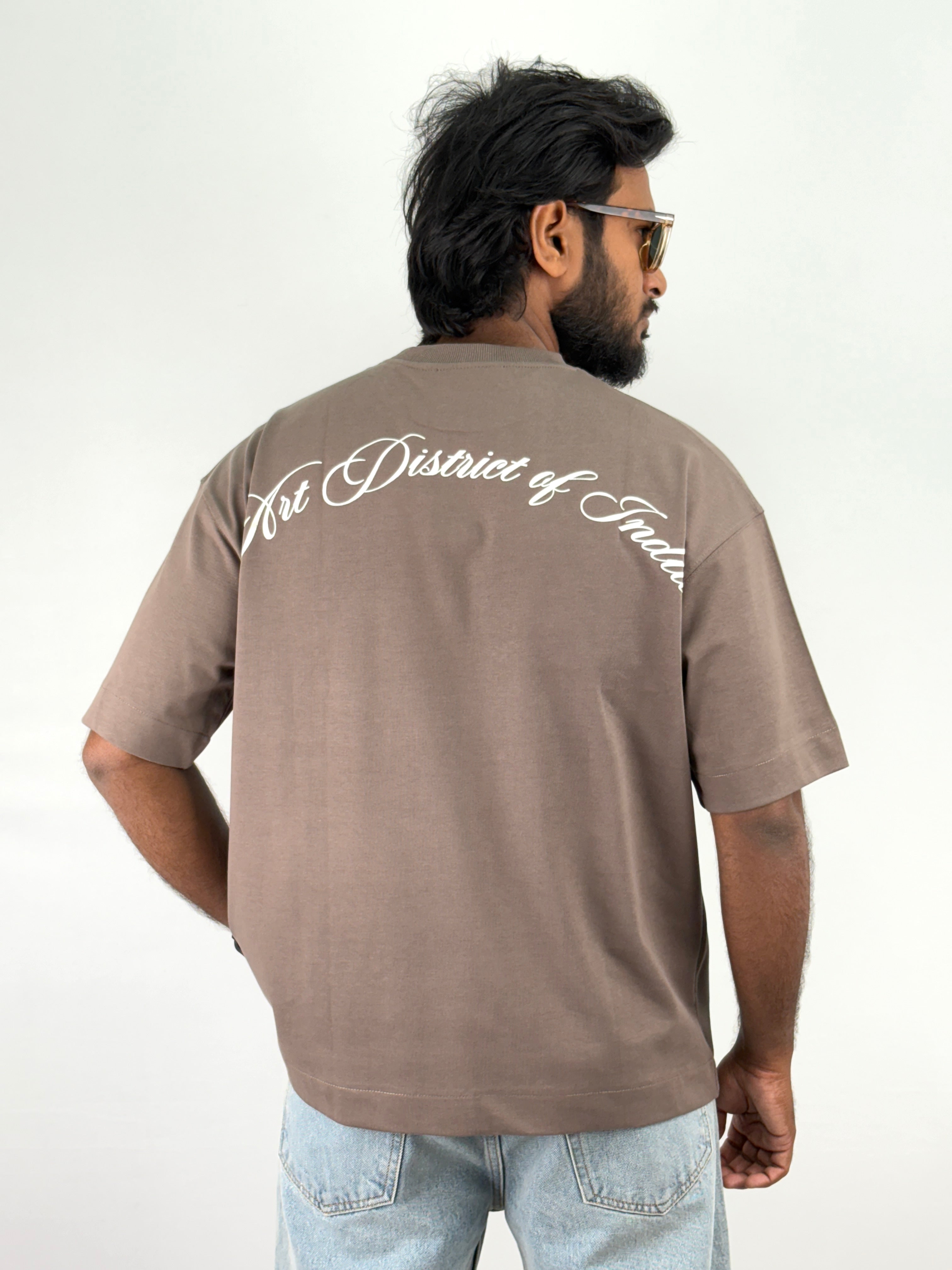 Dark Grey Oversized T-Shirts