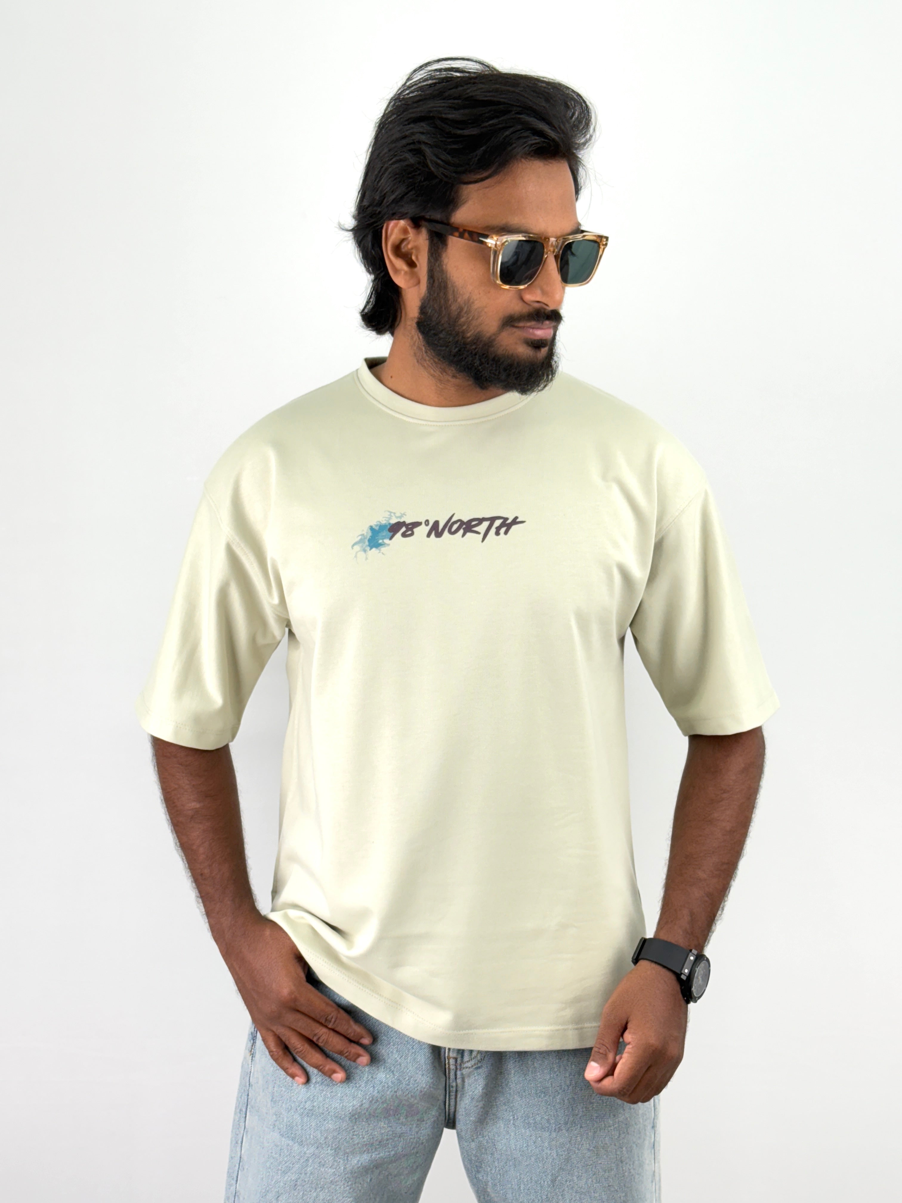 Light Grey Oversized T-Shirts