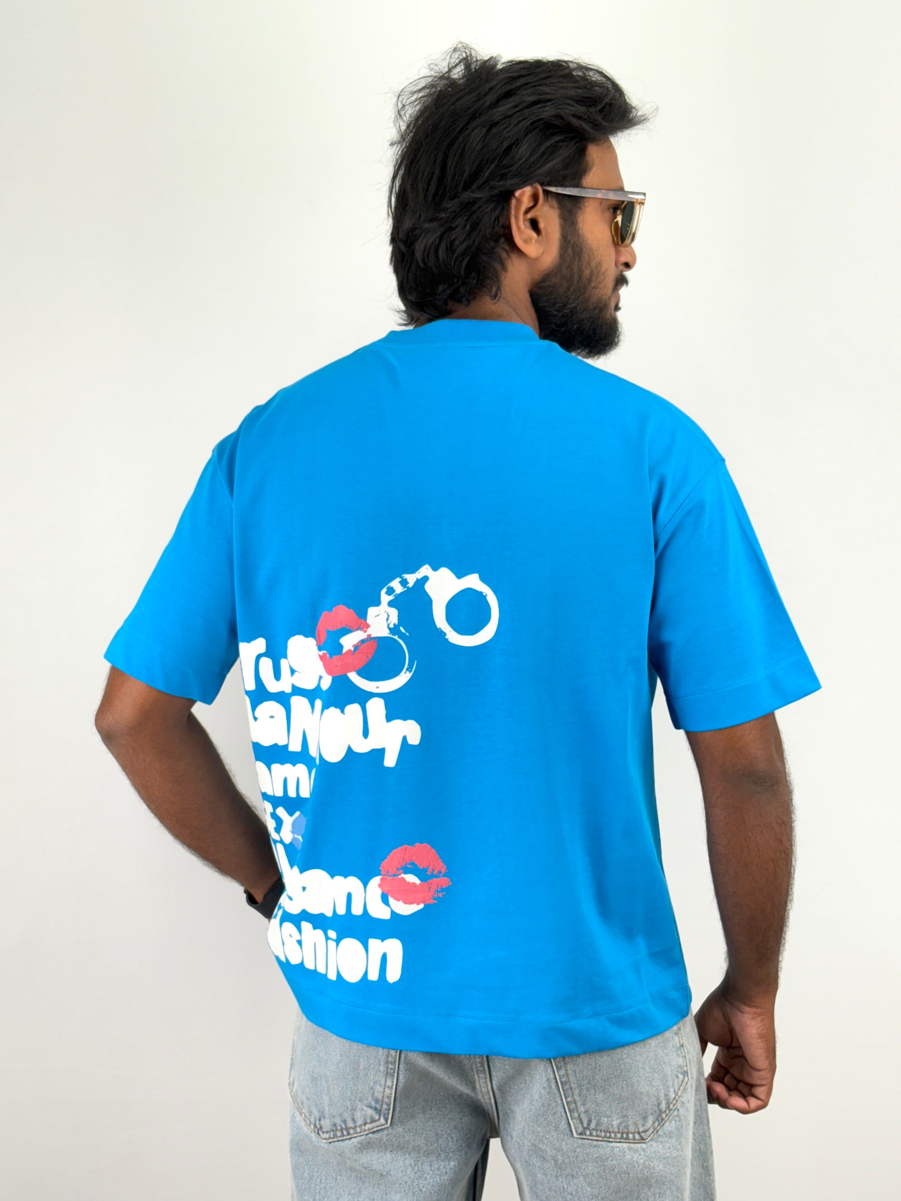 Royal Blue Oversized T-Shirts