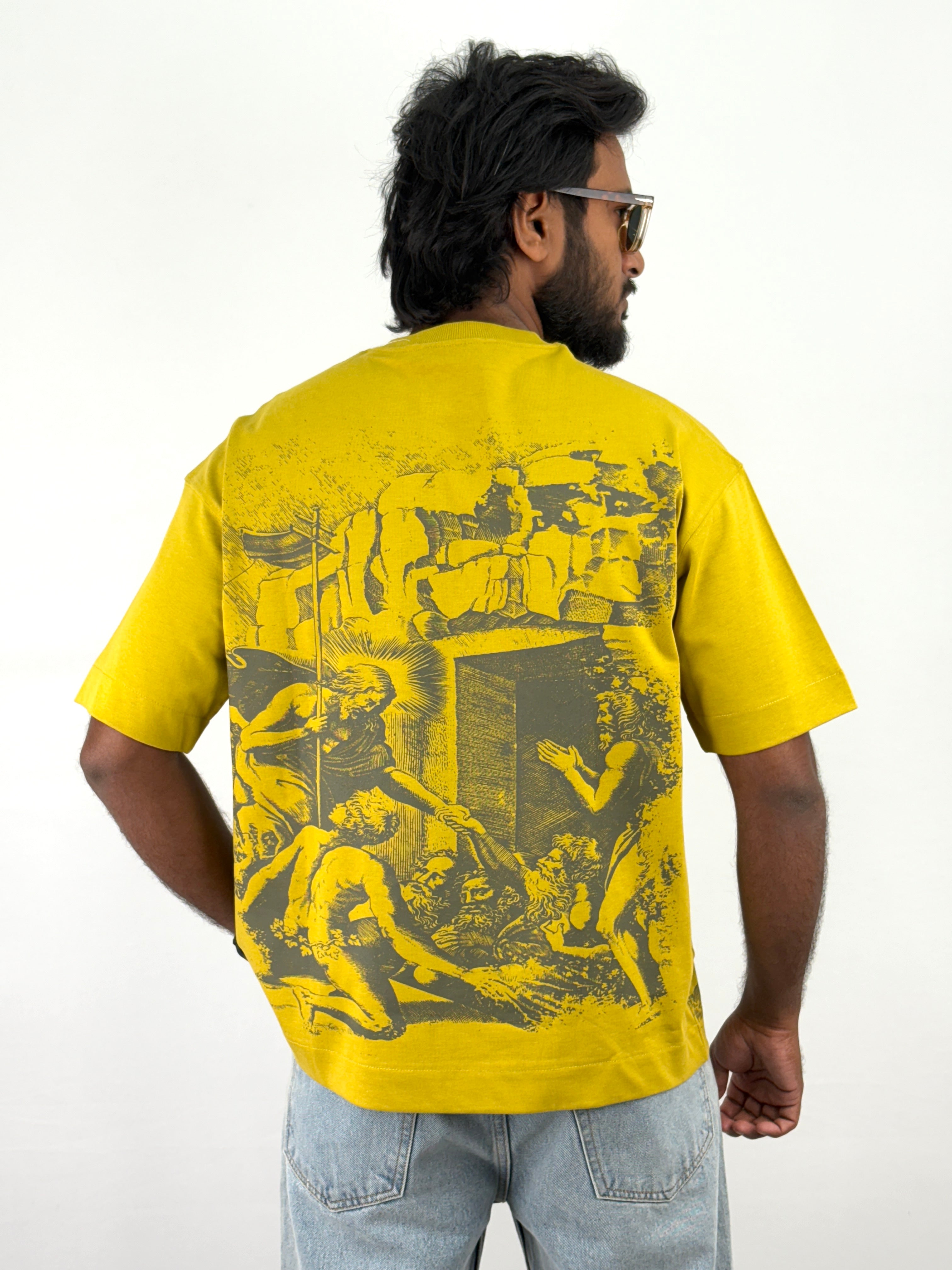 Mustard Oversized T-Shirts