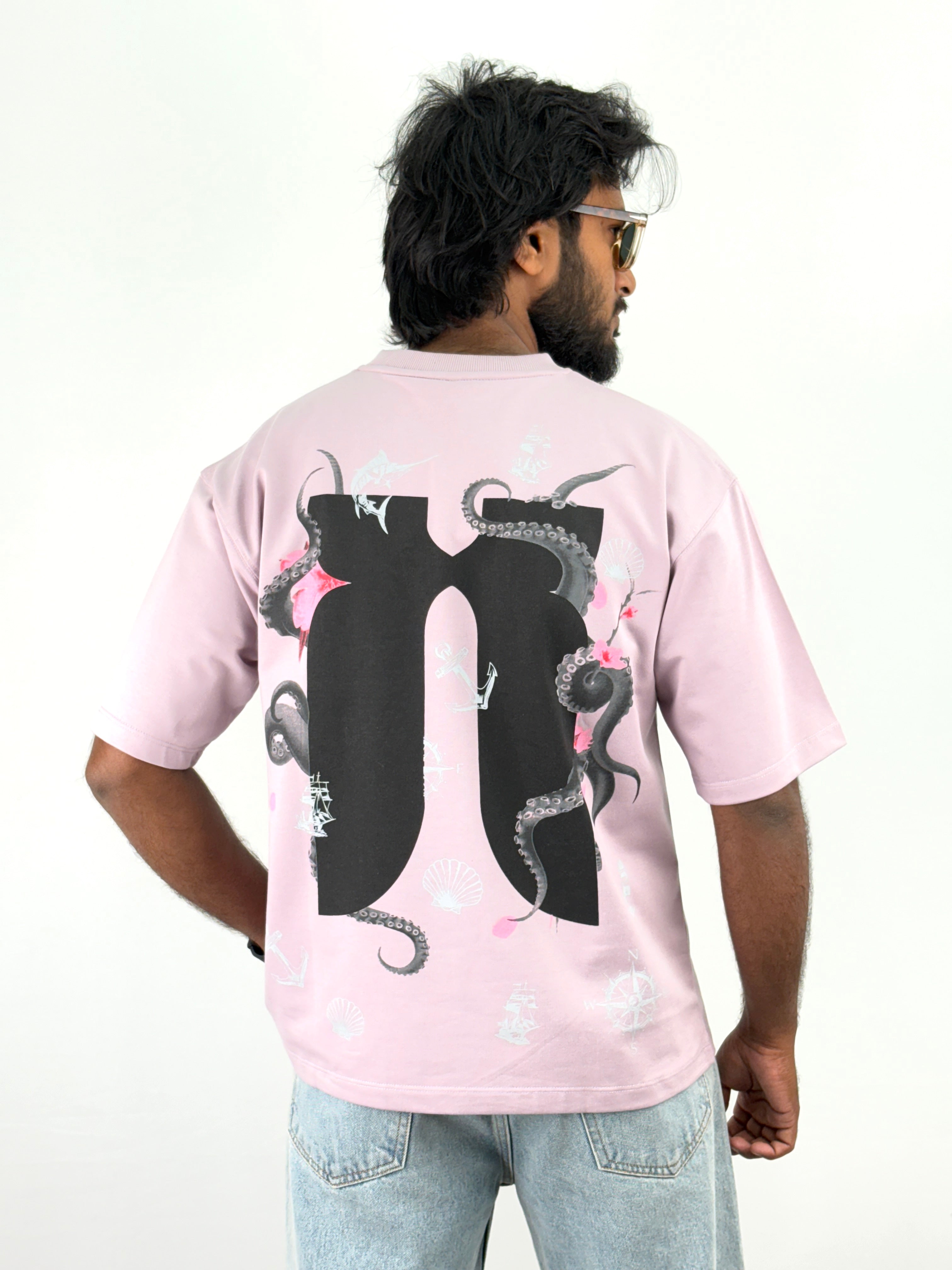 Light Pink Oversized T-Shirts