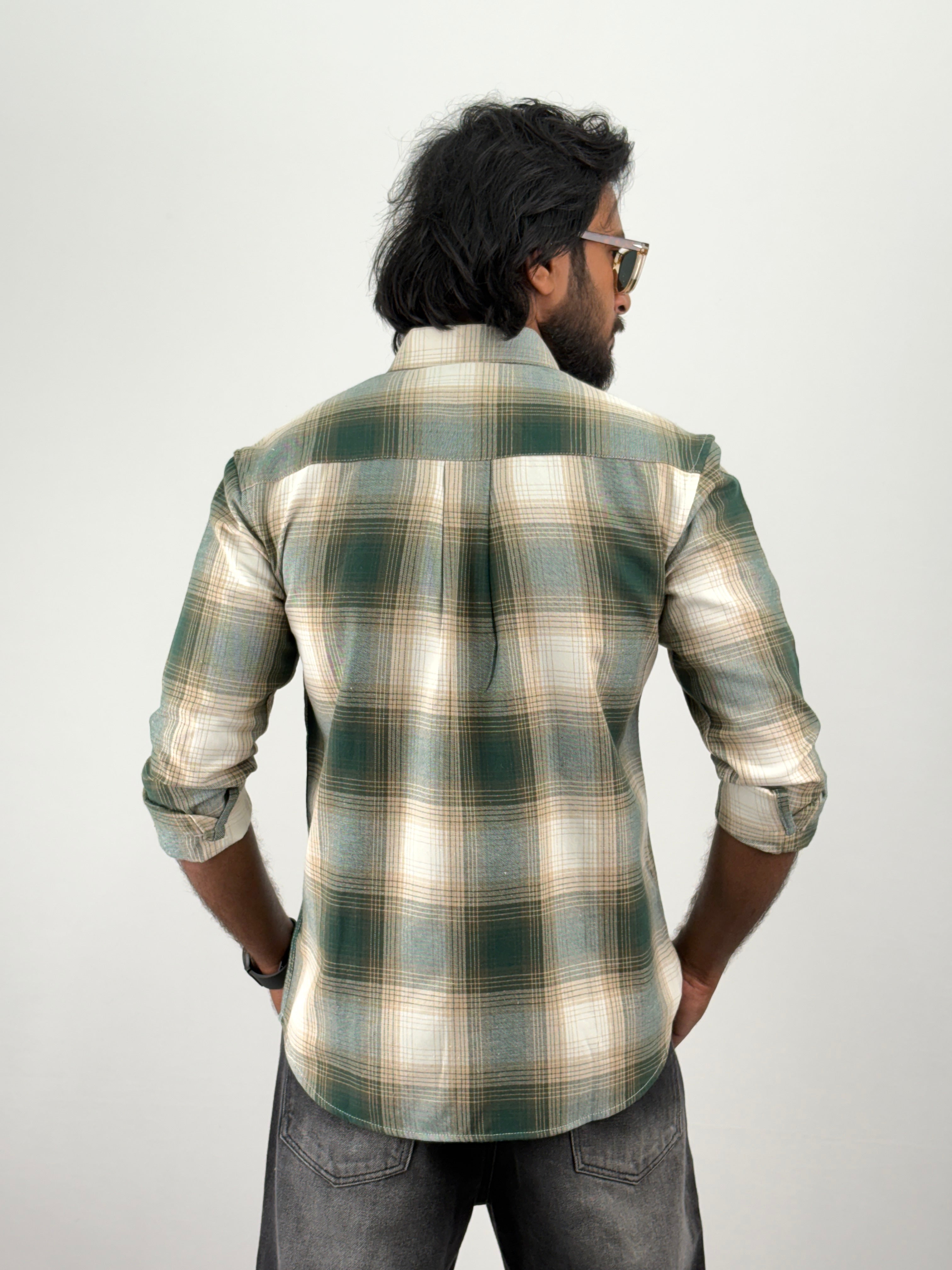 Green Flannel Shirt