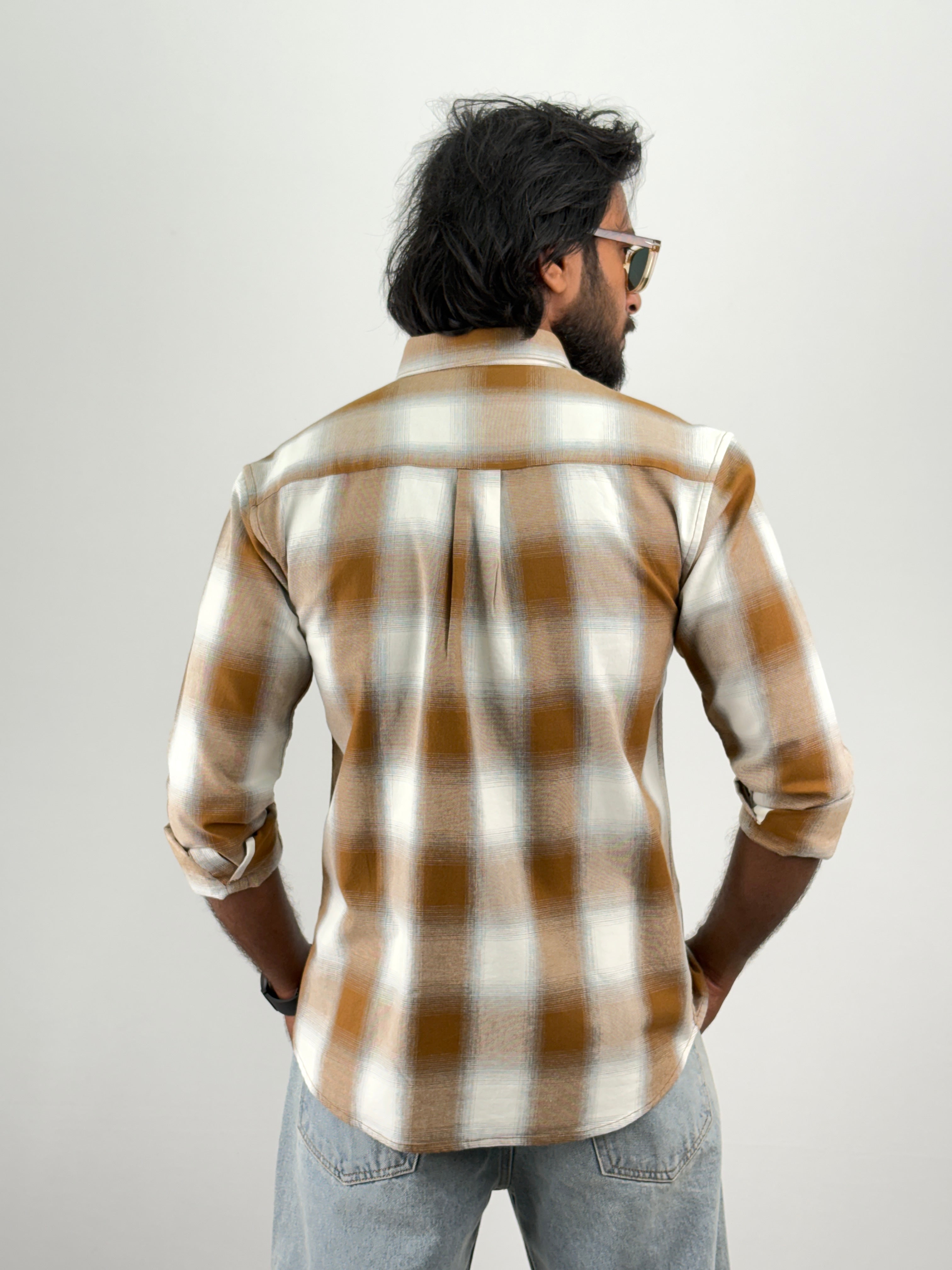Mustard Flannel Shirt