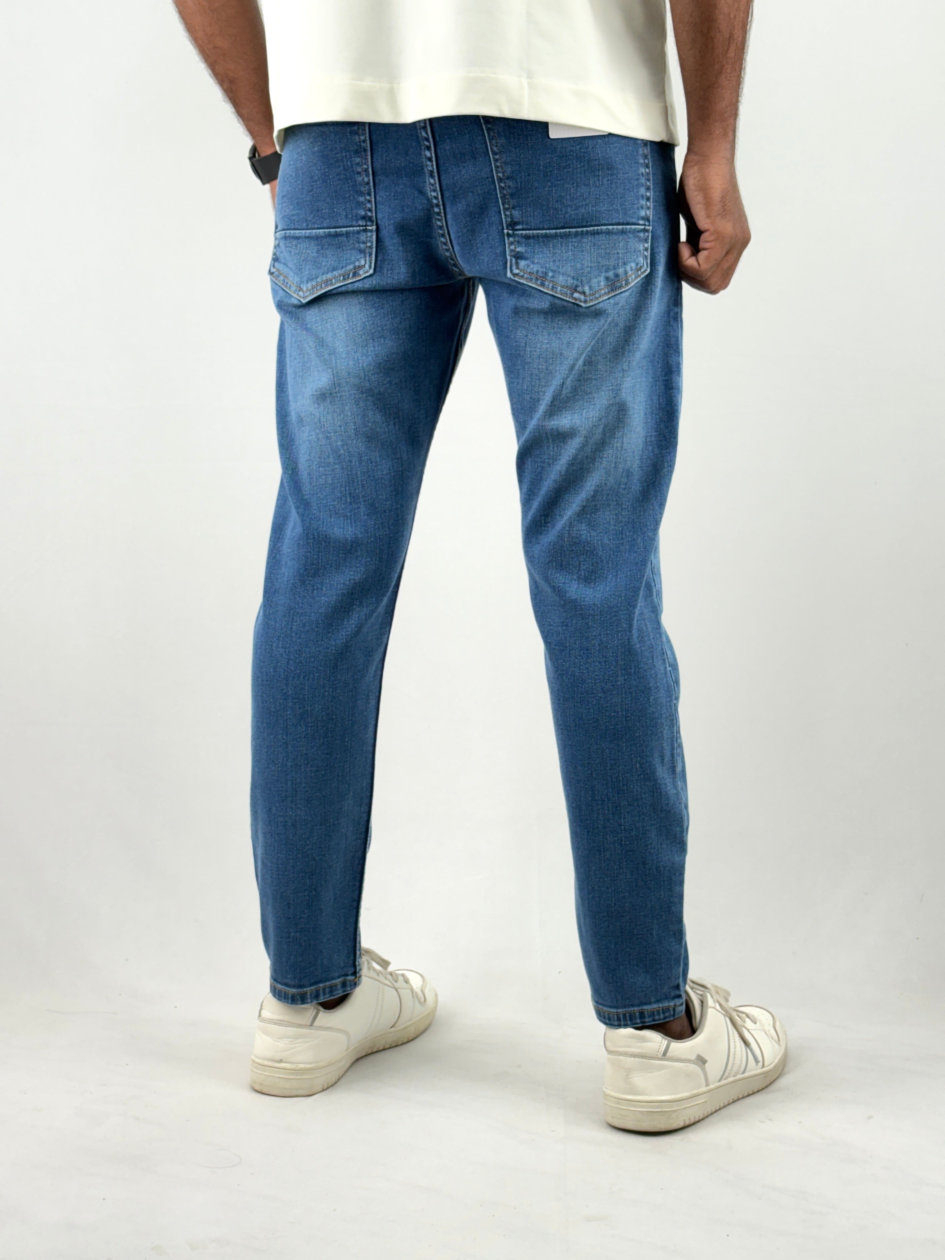 Dark Blue Ankle Fit Jean 2