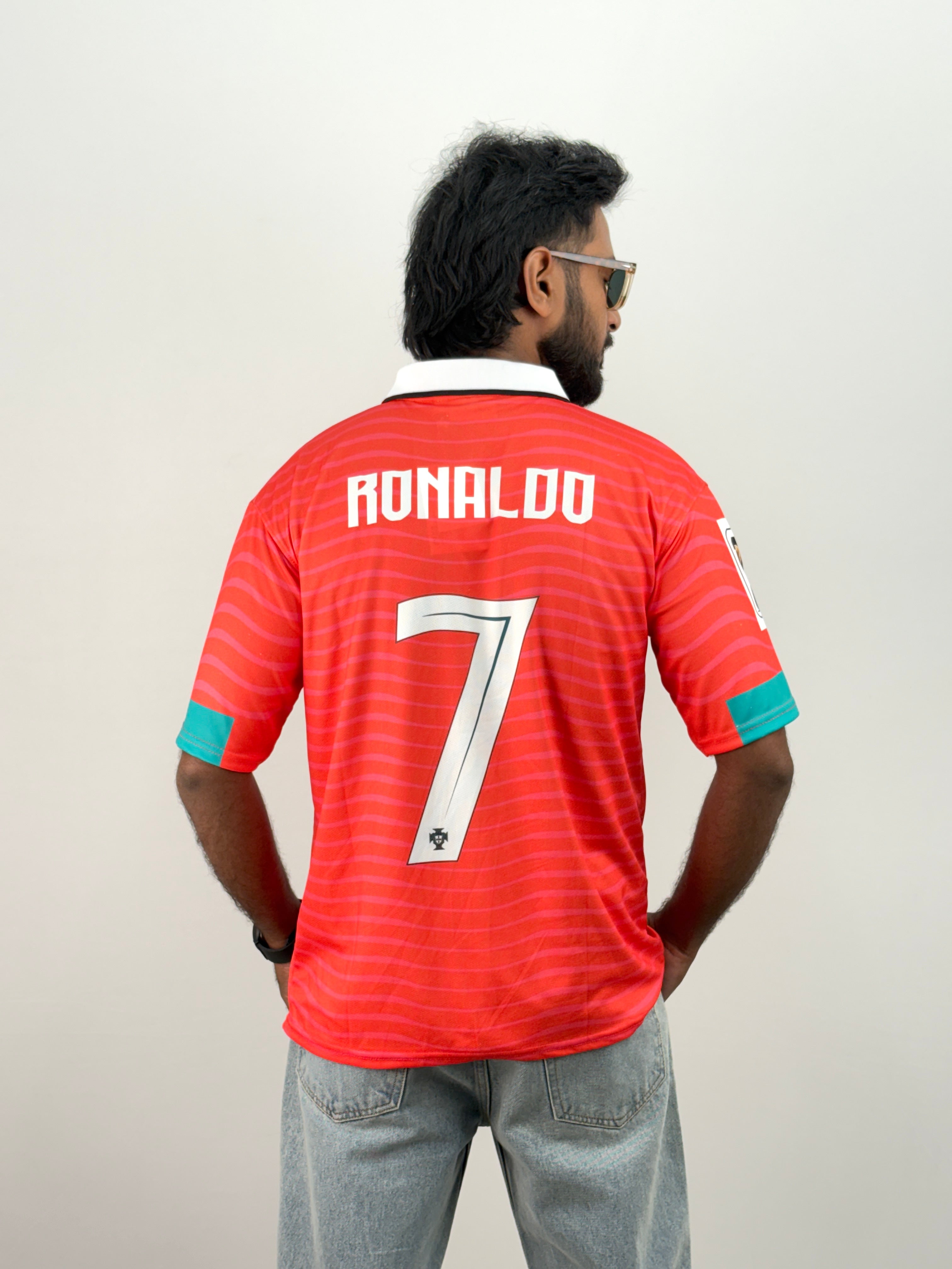 Ronaldo 1 Collared Football Jersey