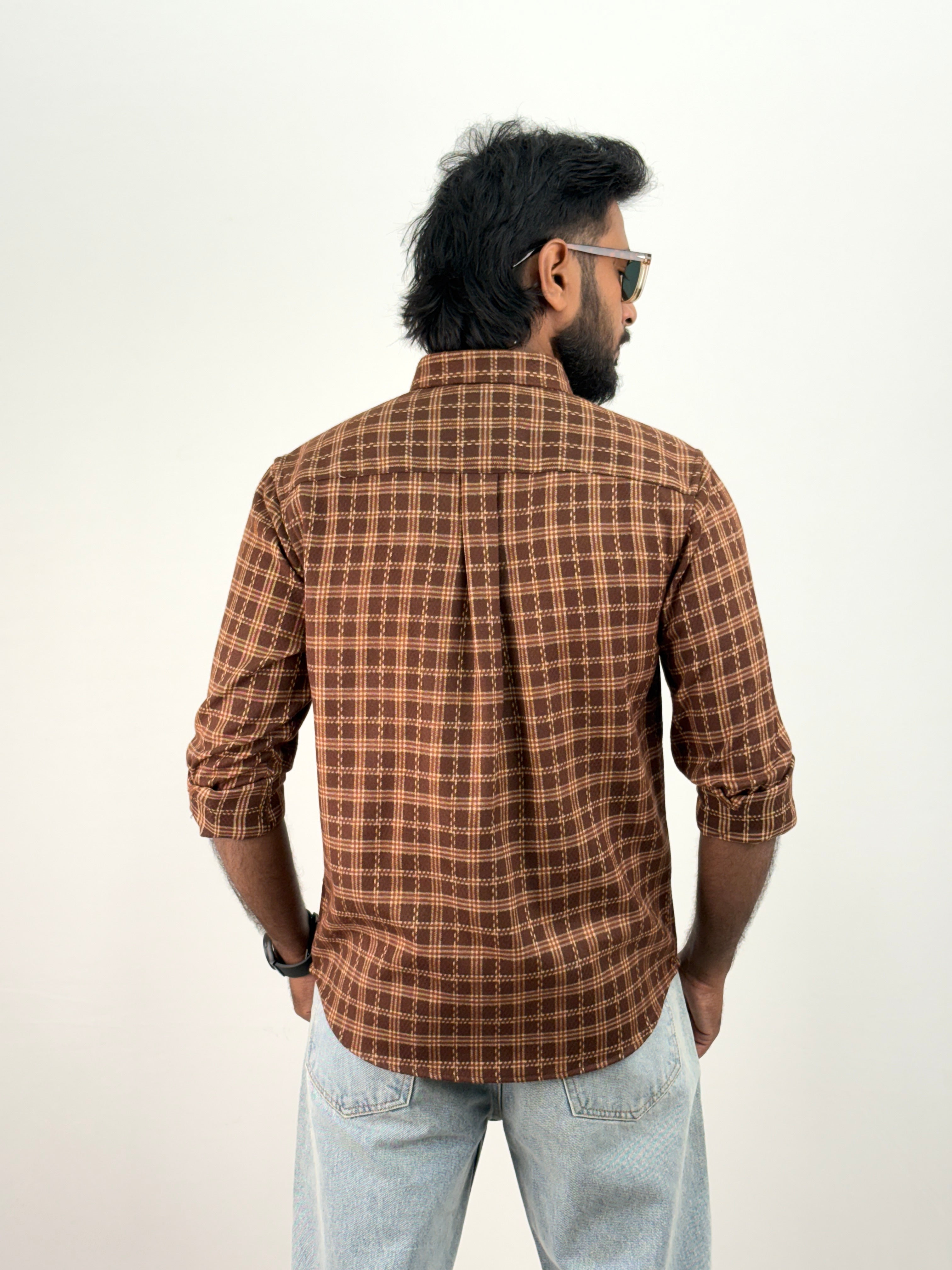 Brown Flannel Shirt