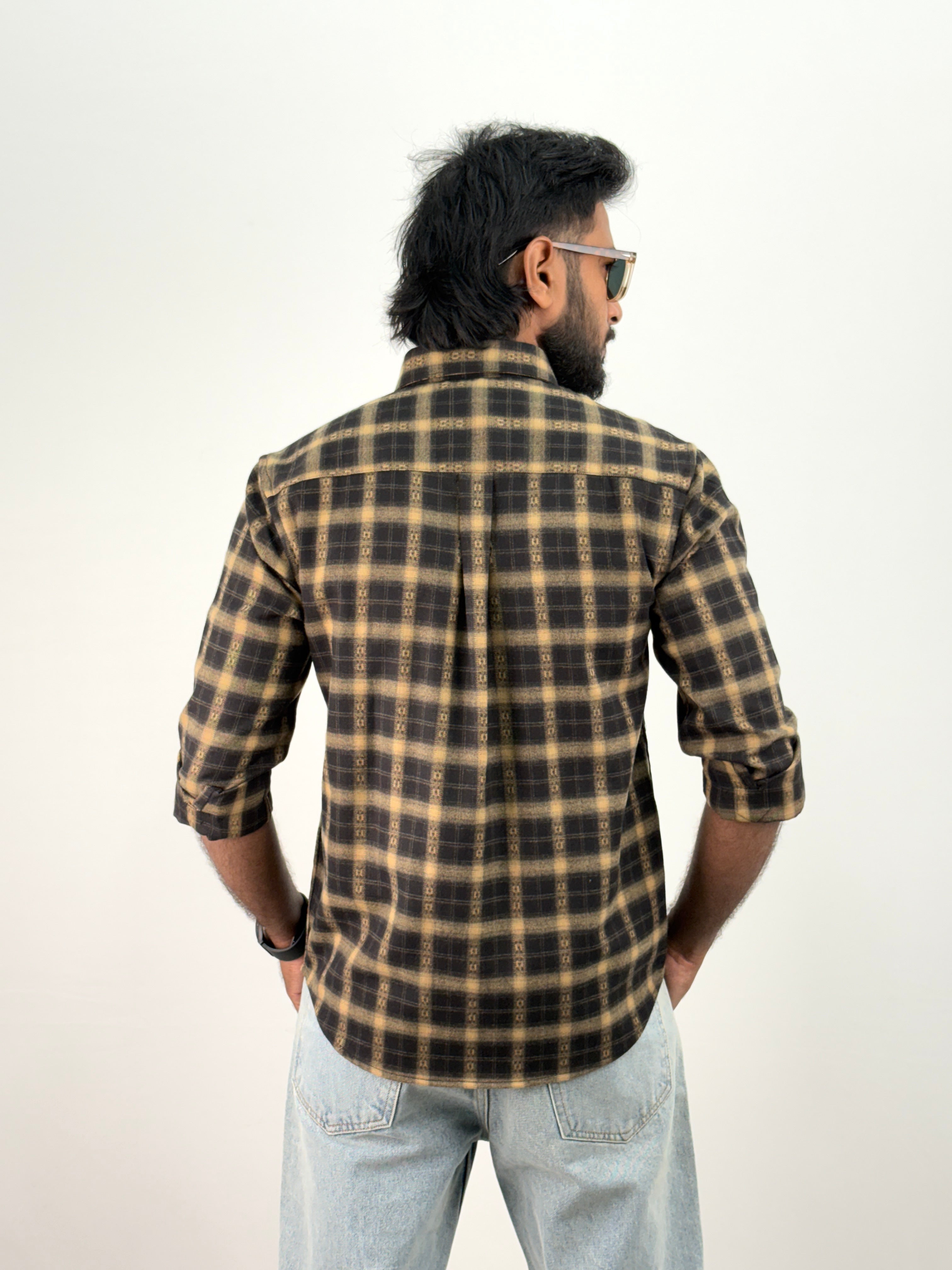Dark Green Flannel Shirt