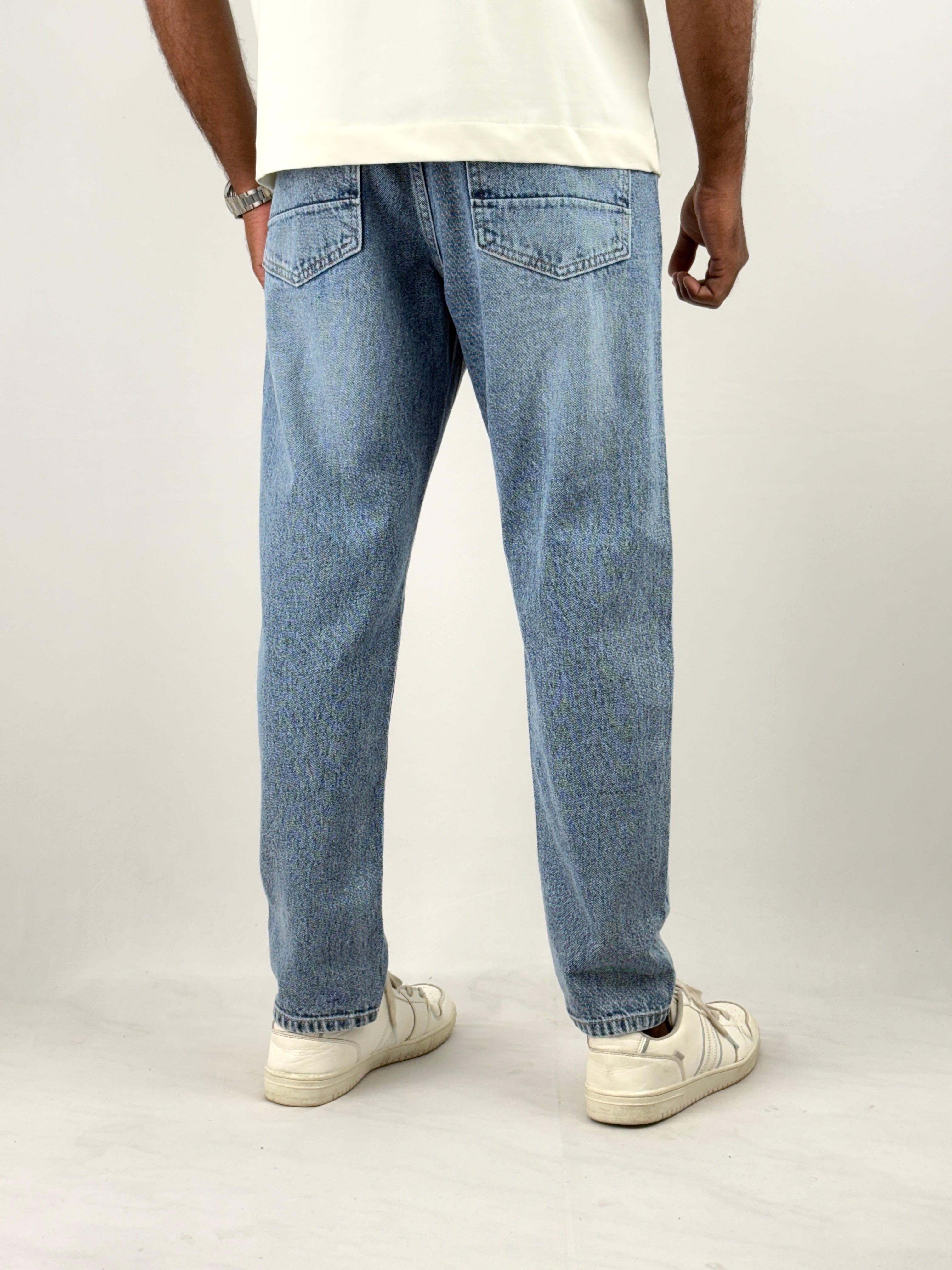 Light Blue Semi Baggy Jeans