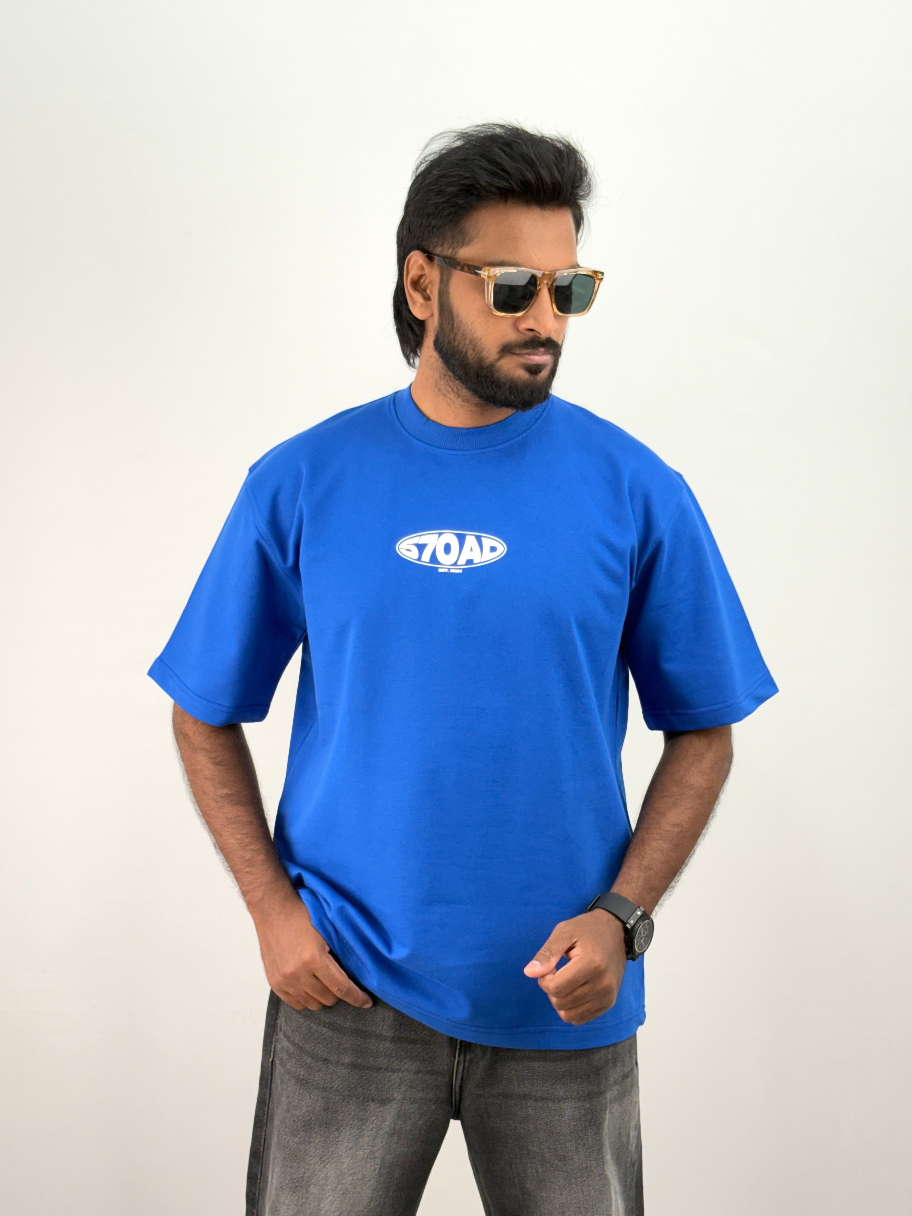Blue Oversized T-Shirt