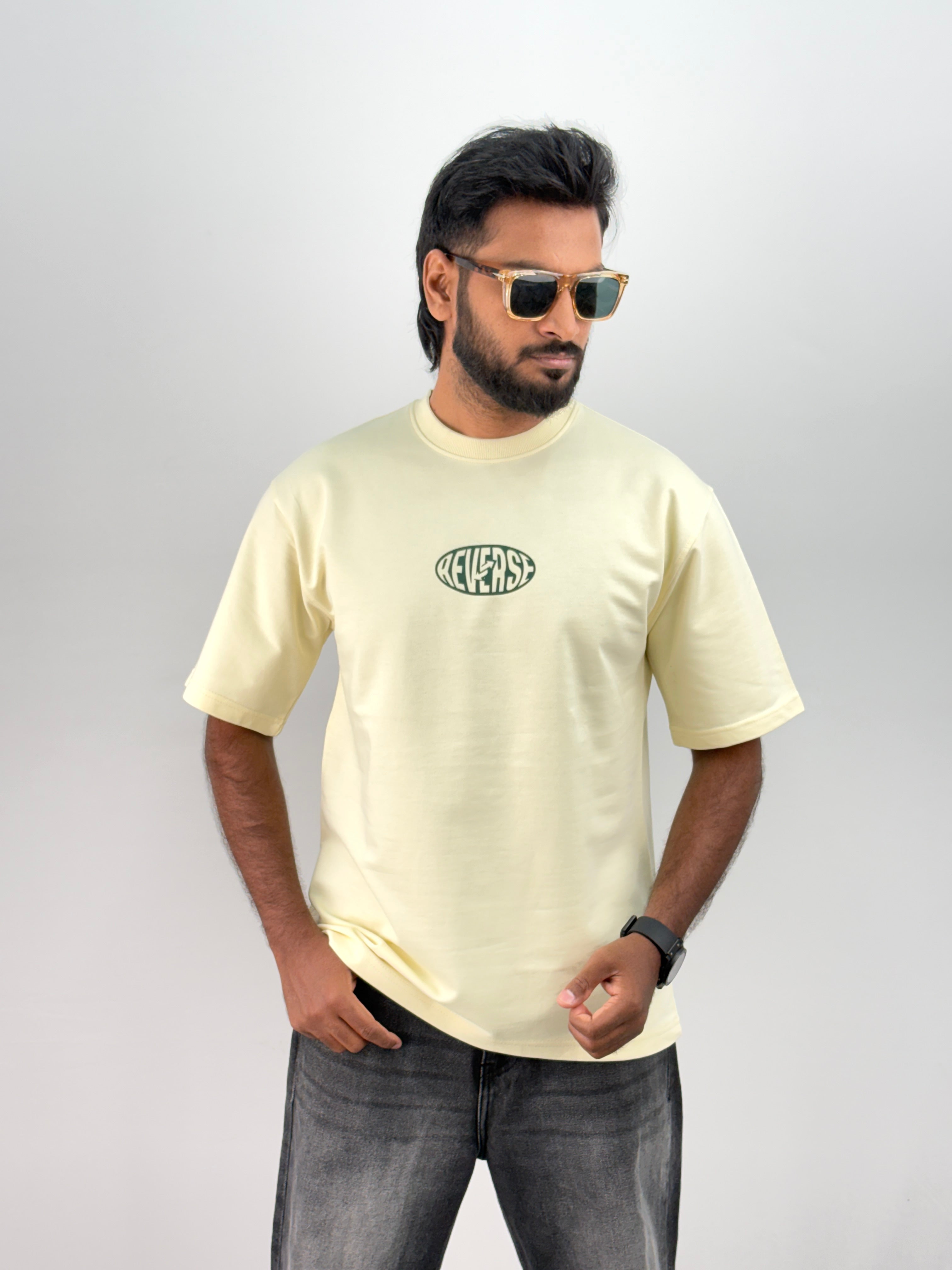 Cream Oversized T-Shirt