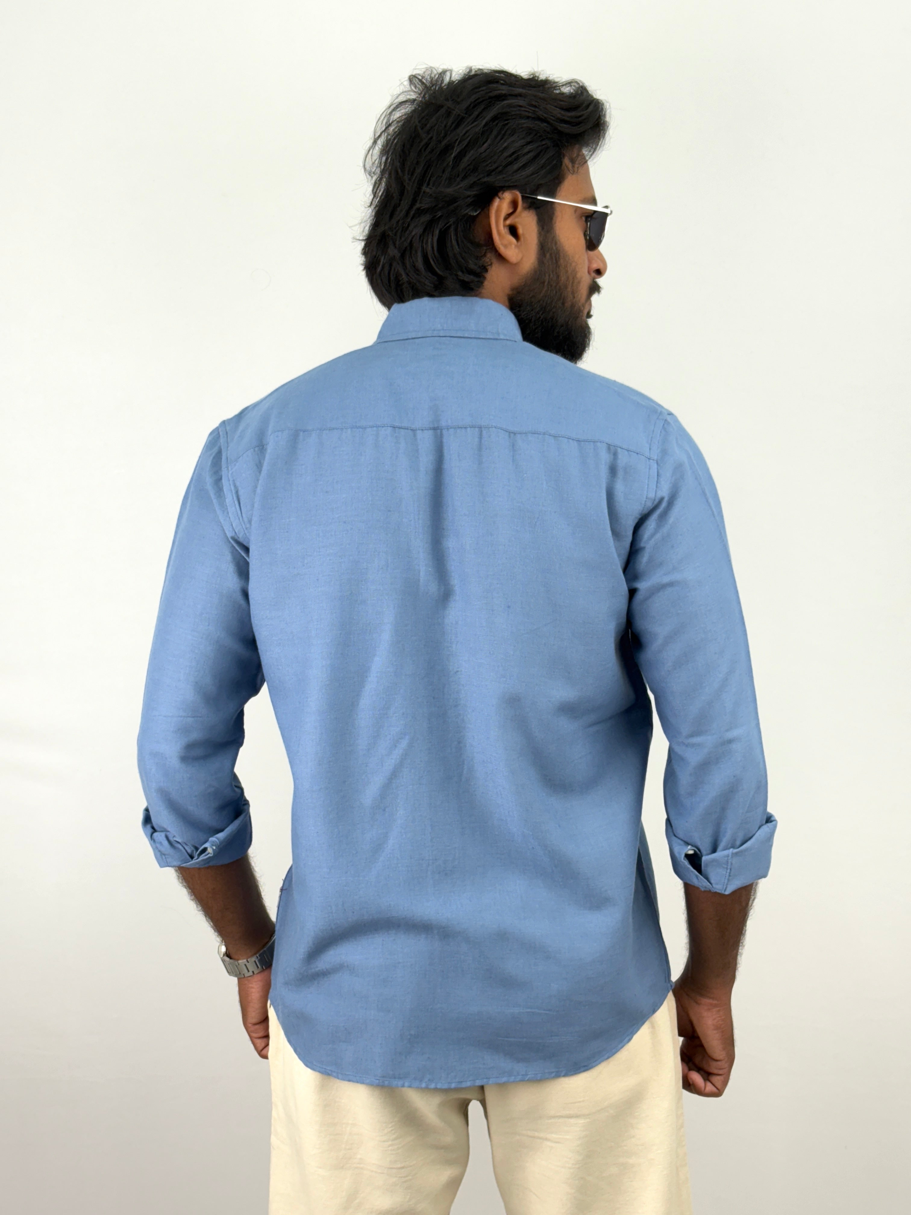 Blue Linen Shirts